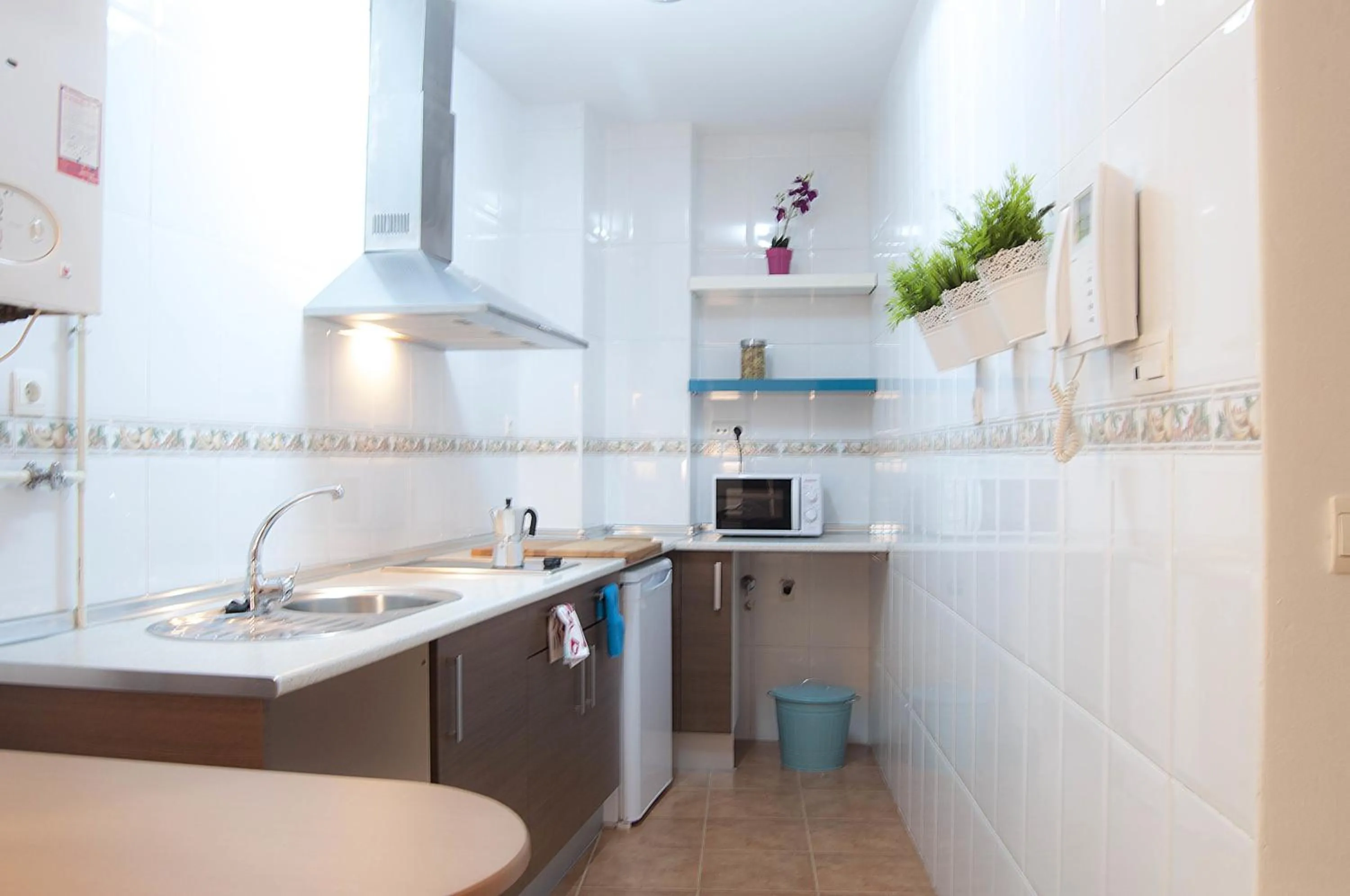Kitchen or kitchenette in Apartamentos Catedral Plaza 3000