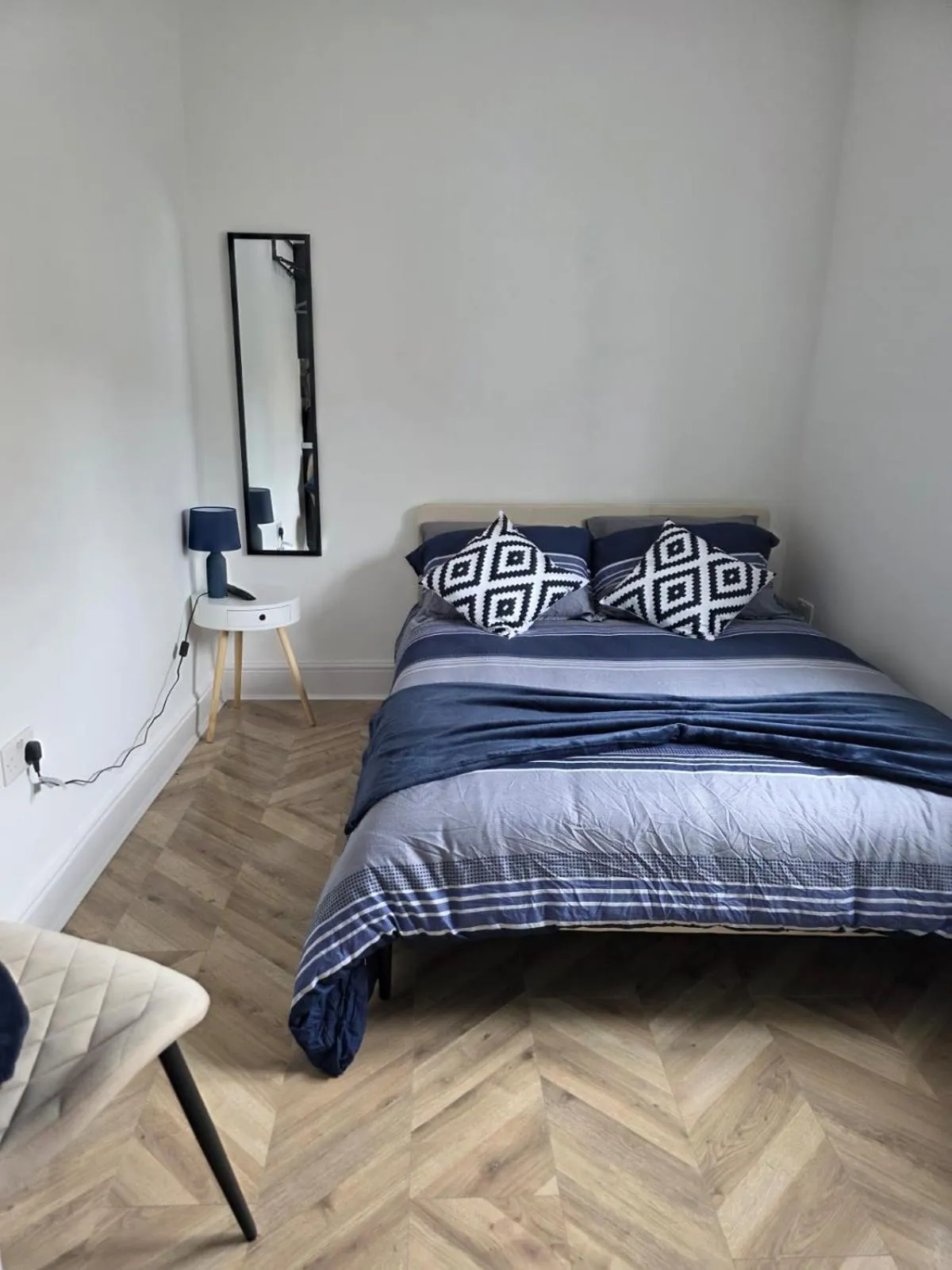 Bedroom, Bed in Dalston Luxe Studios, 10 minutes away from Liverpool Train Station