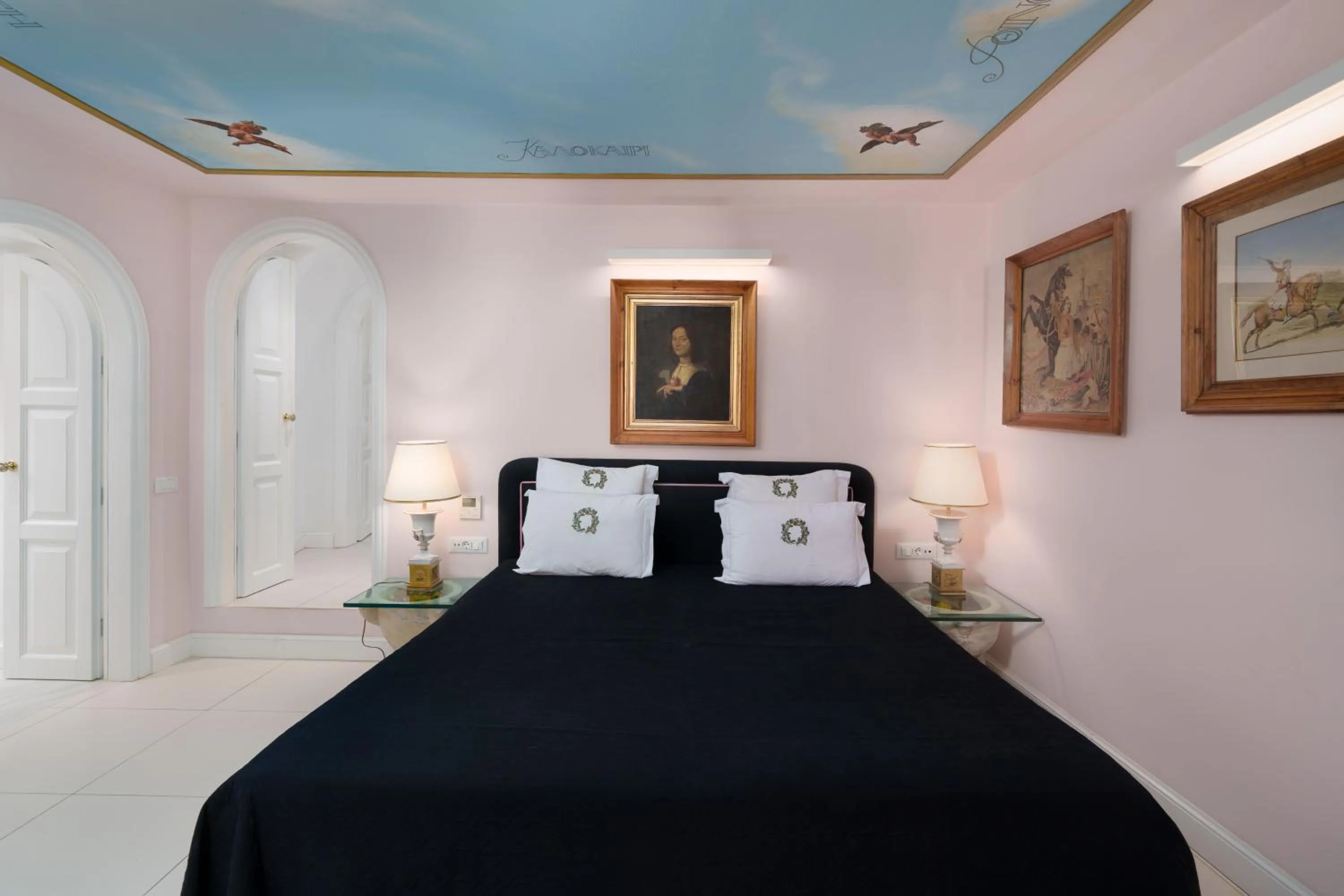 Bedroom, Bed in The Tsitouras Collection