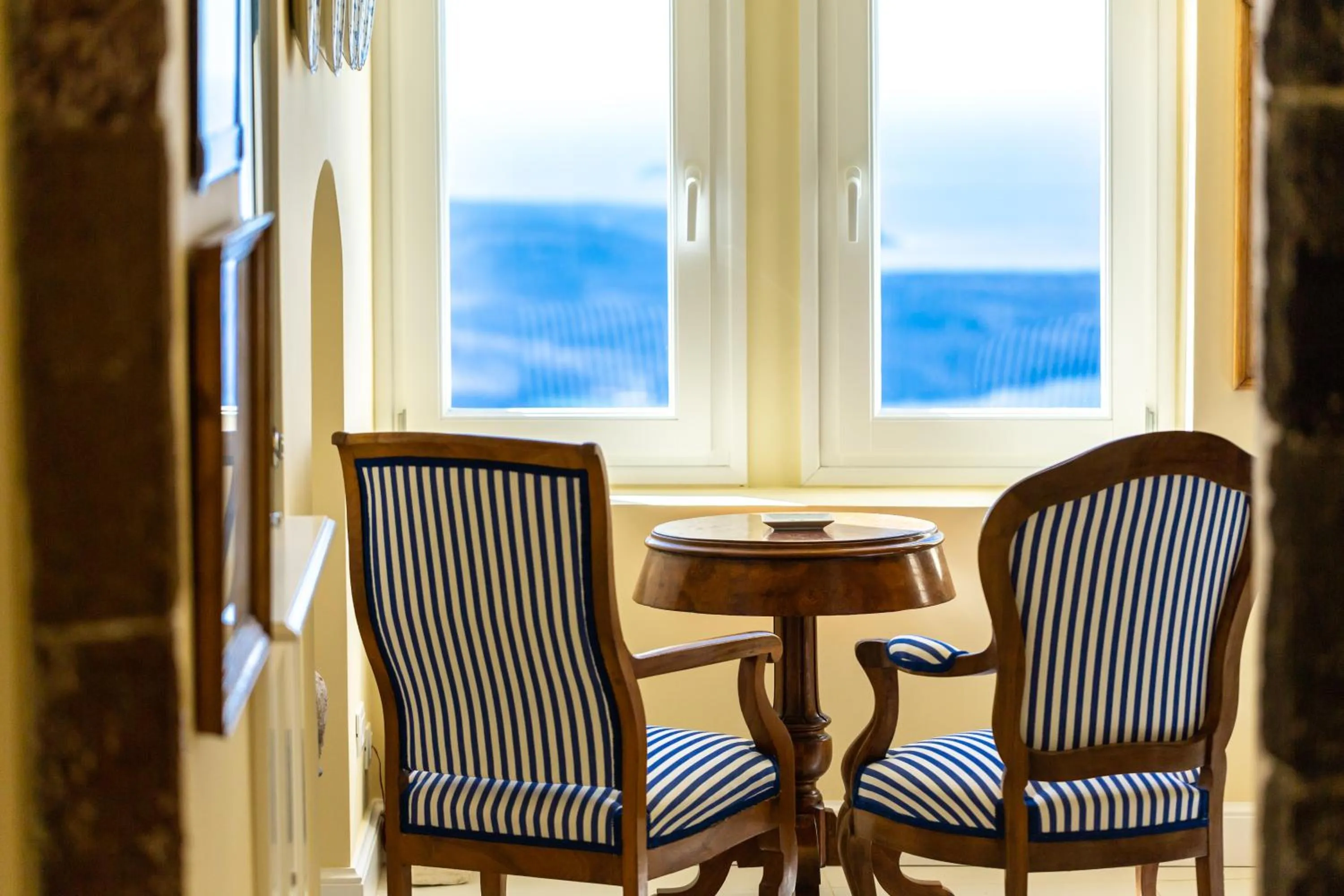 Dining area in The Tsitouras Collection