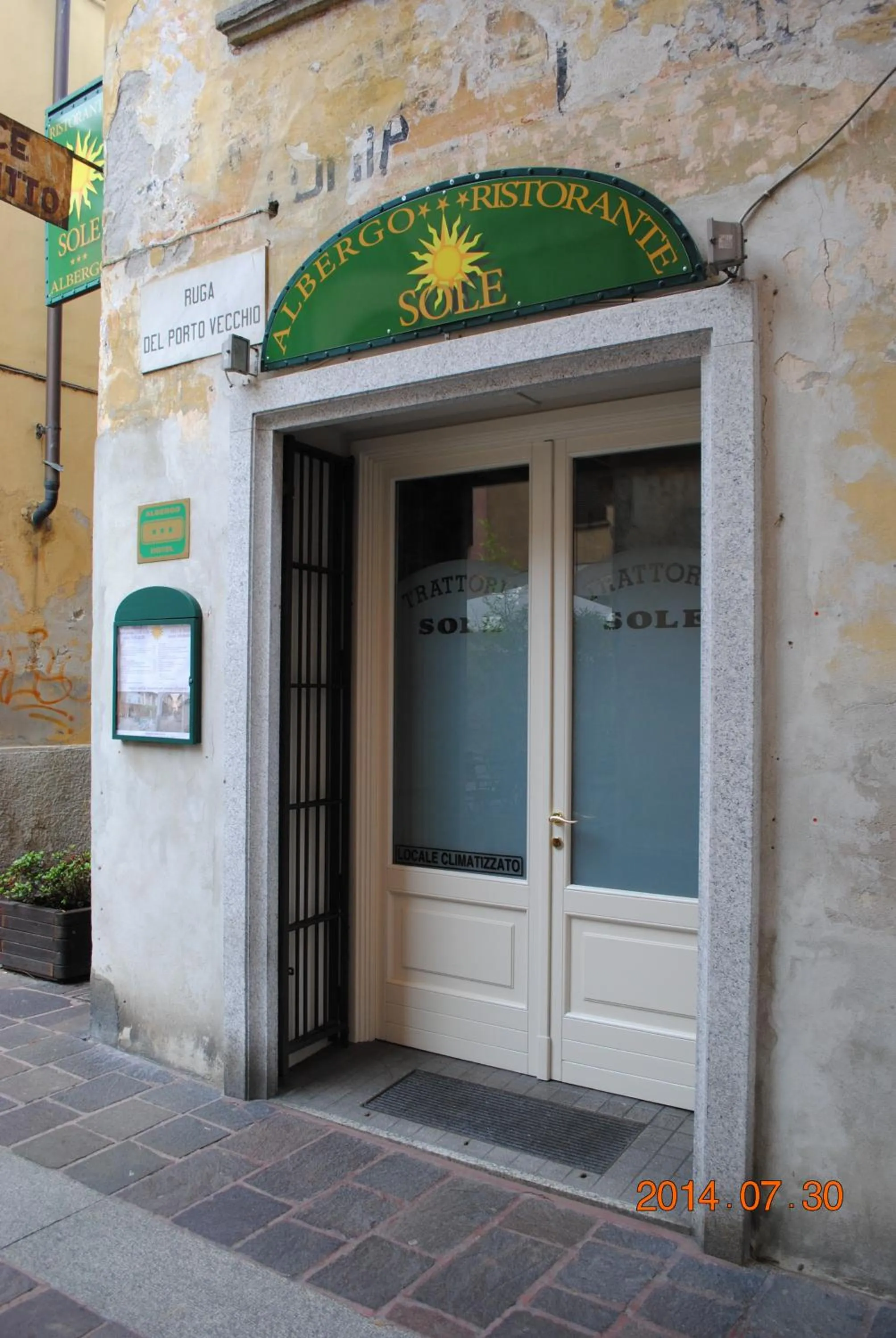 Facade/entrance in Hotel Sole
