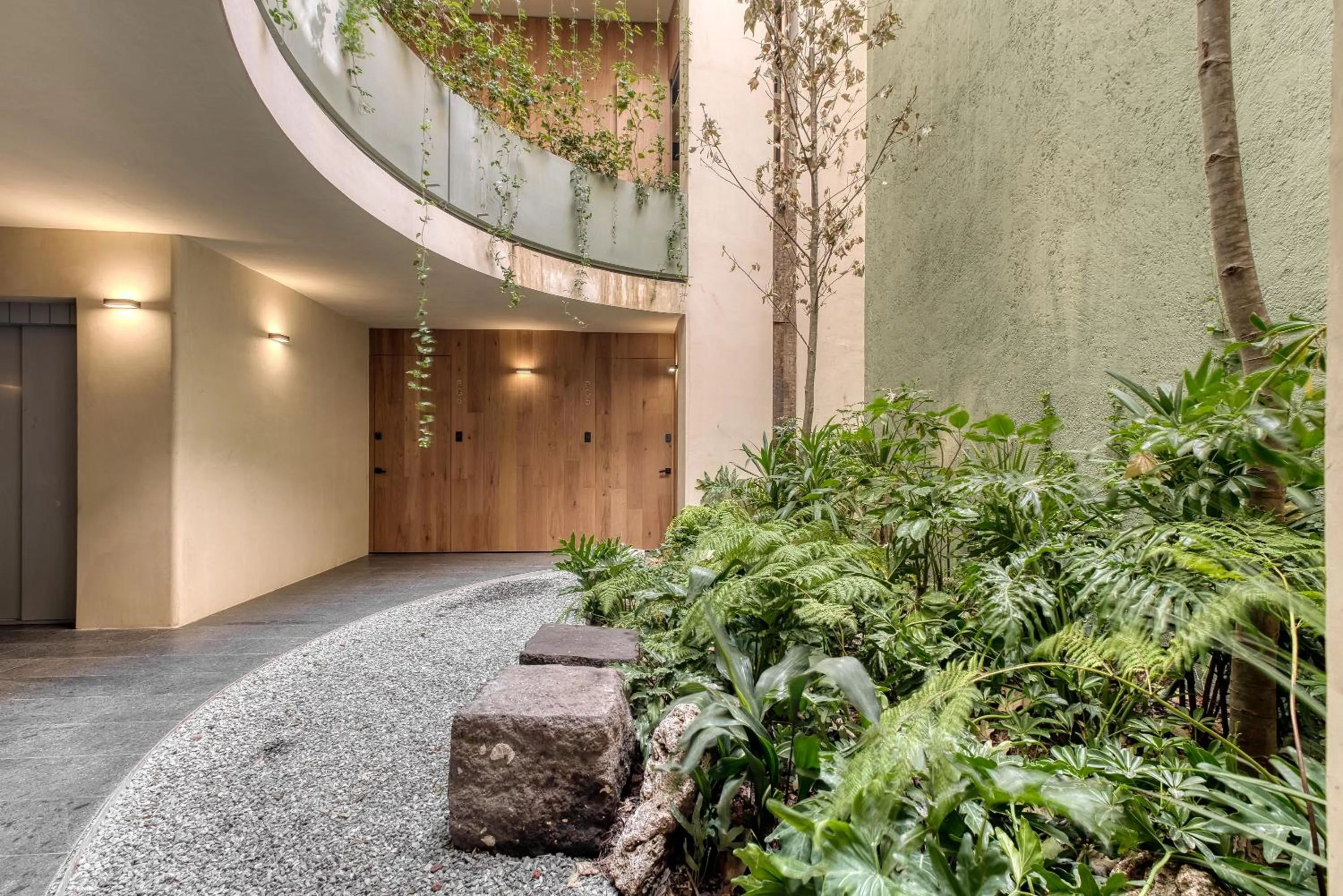 Garden in ONTO Alvaro Obregon Mexico City