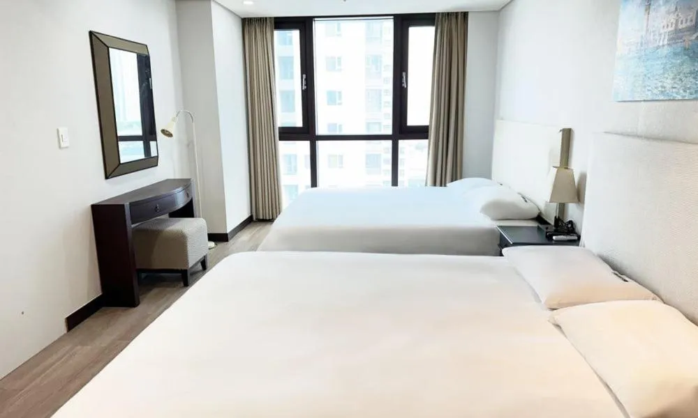 Bed in Centum City Hotel