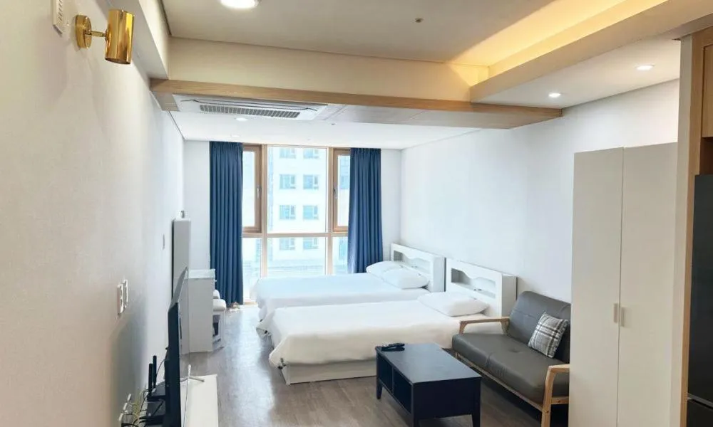 Bed in Centum City Hotel