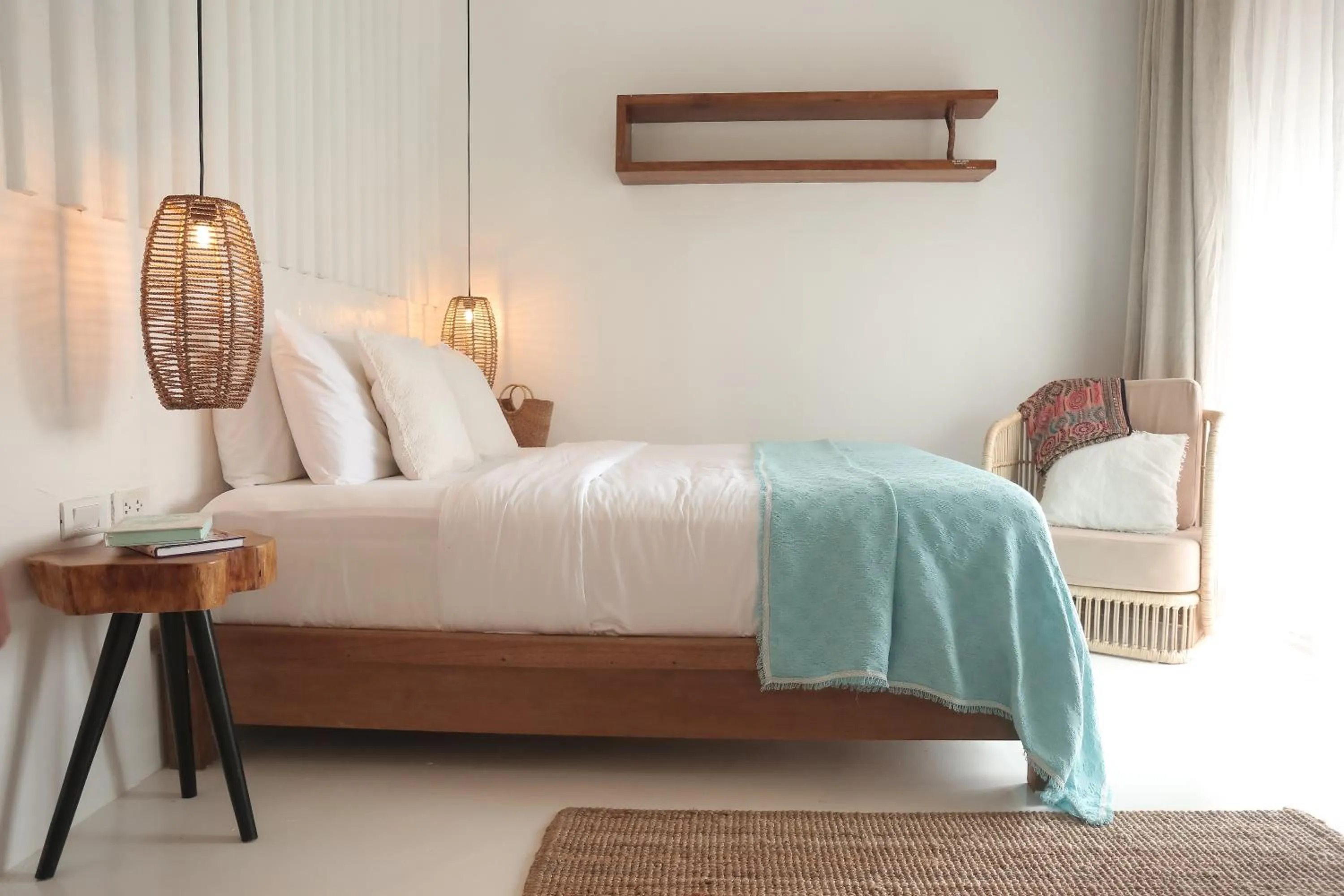 Bed in The KAZA Boutique Hotel