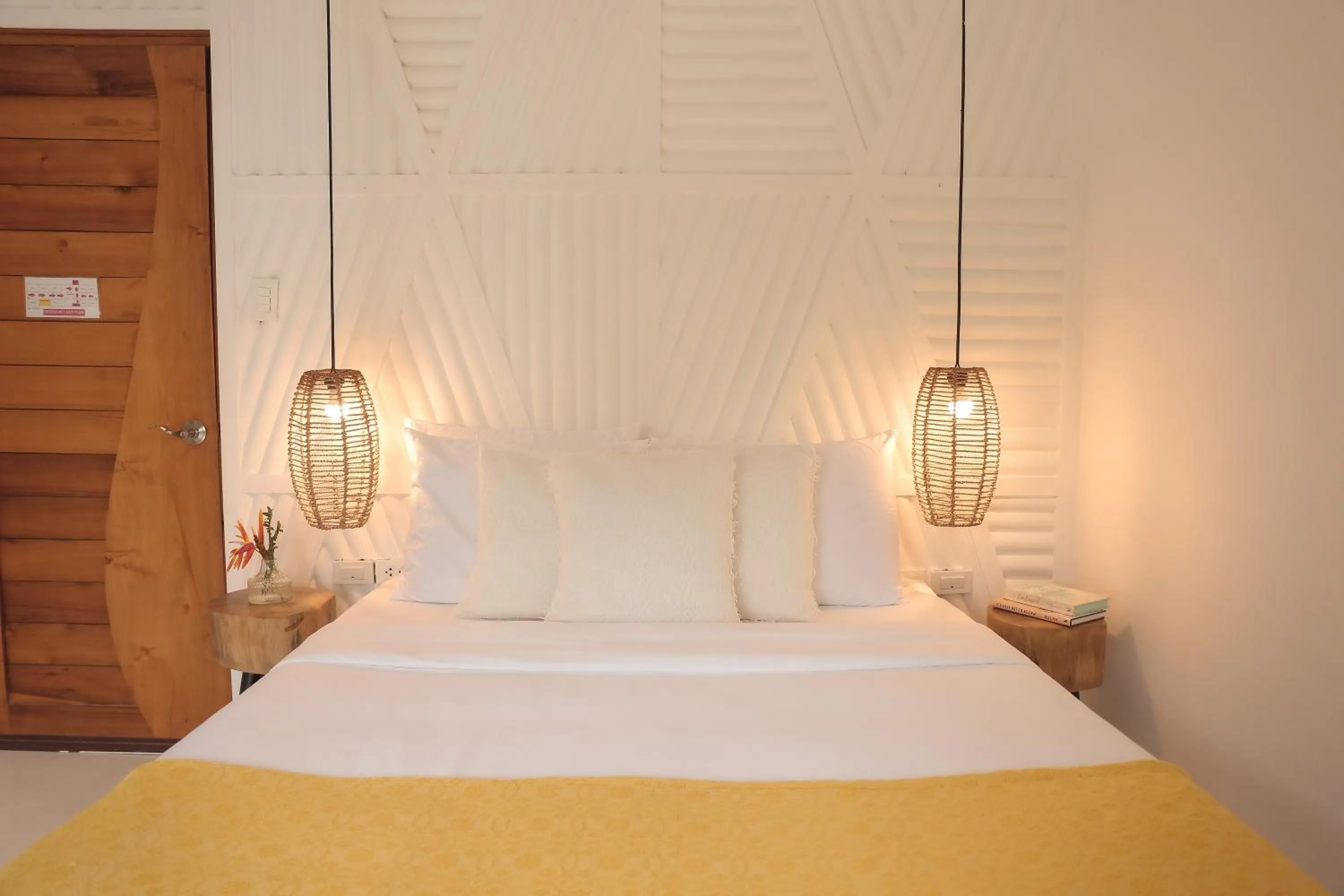 Bed in The KAZA Boutique Hotel