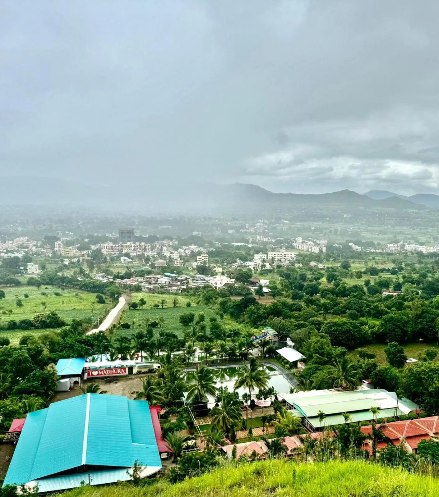 Natural landscape in Madhura Agro Tourism