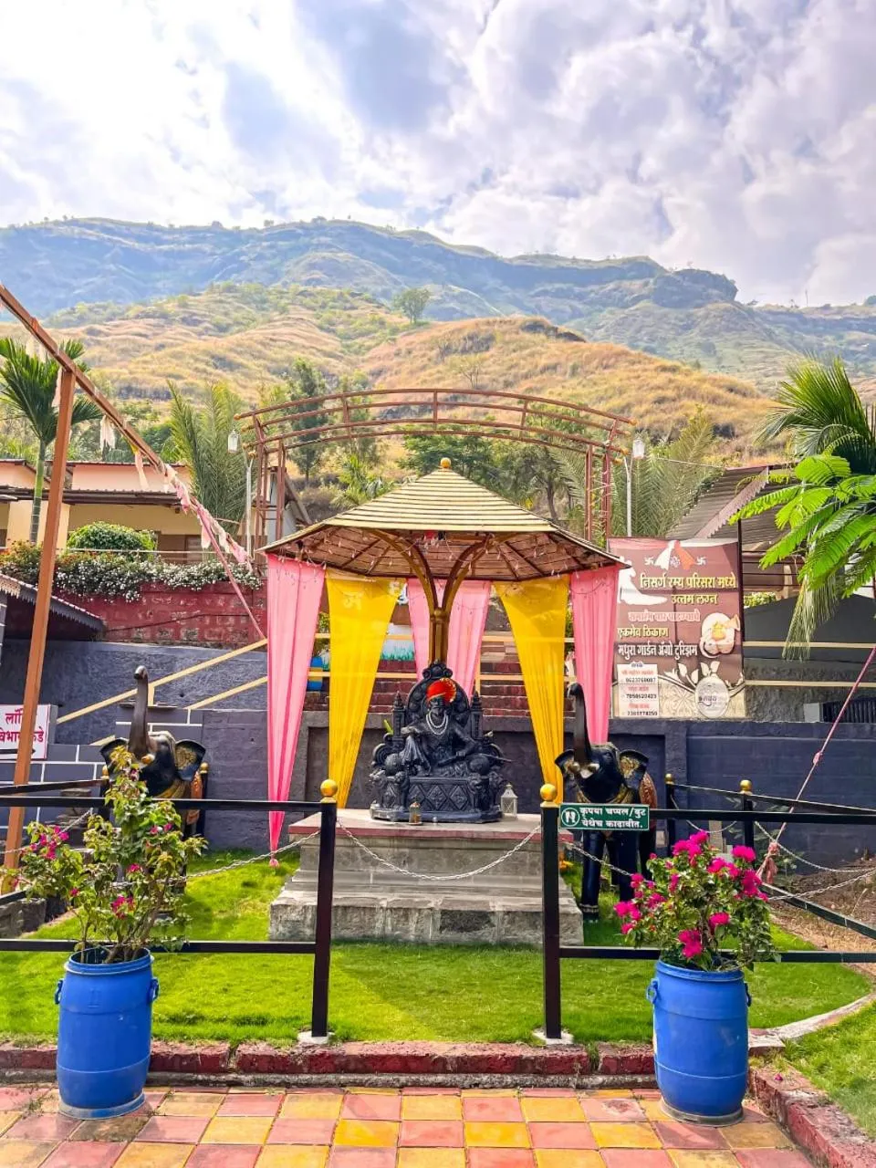 Natural landscape in Madhura Agro Tourism