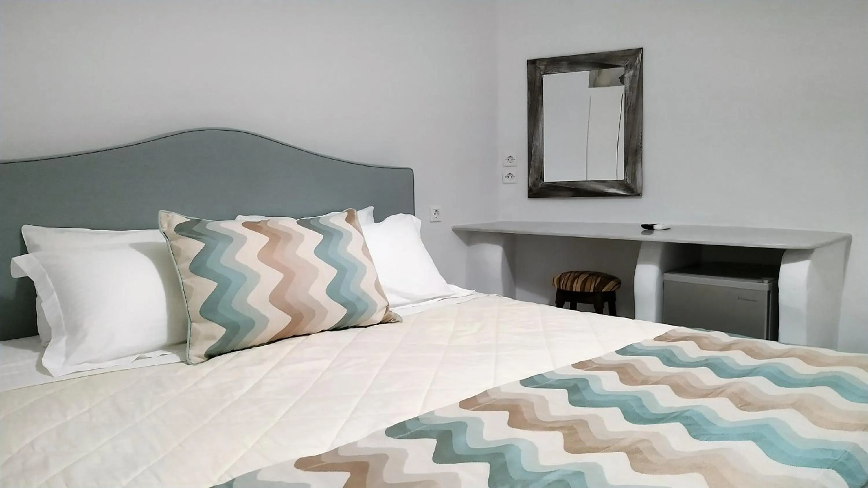 Bedroom, Bed in Hotel Mylos