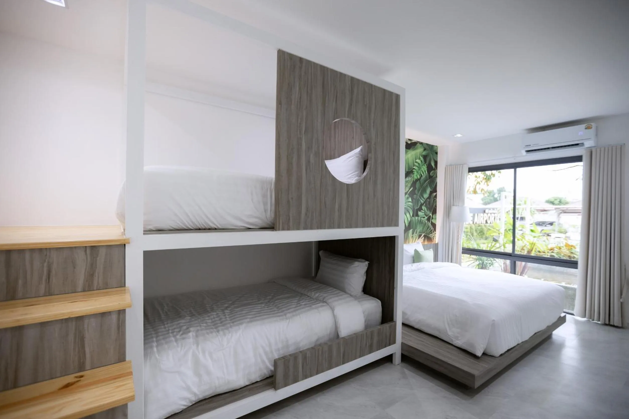 Bed in Tree Airport Hotel Hatyai