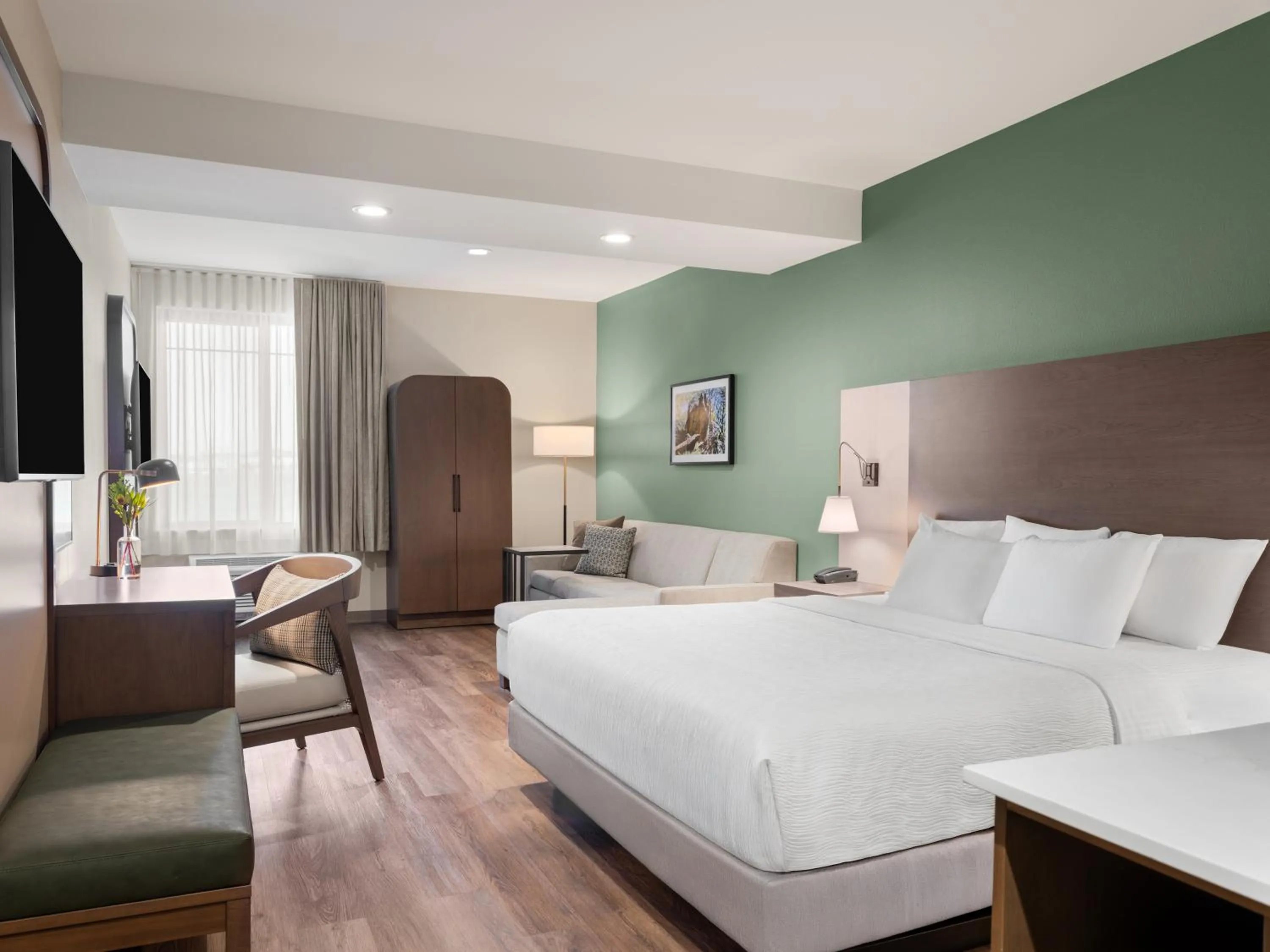 Bedroom, Bed in La Quinta Inn and Suites by Wyndham Lincoln