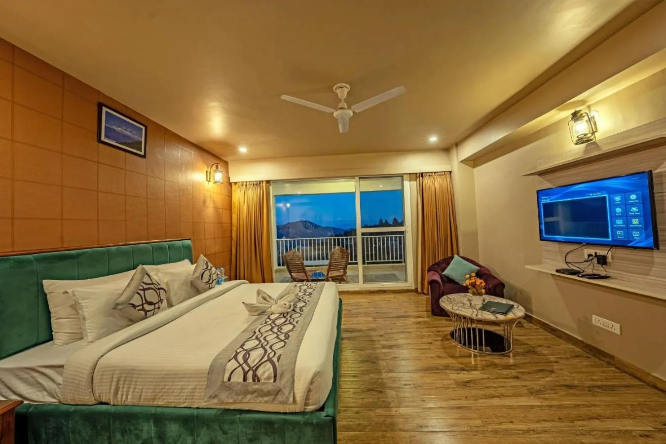 Bed in Aamari Resort