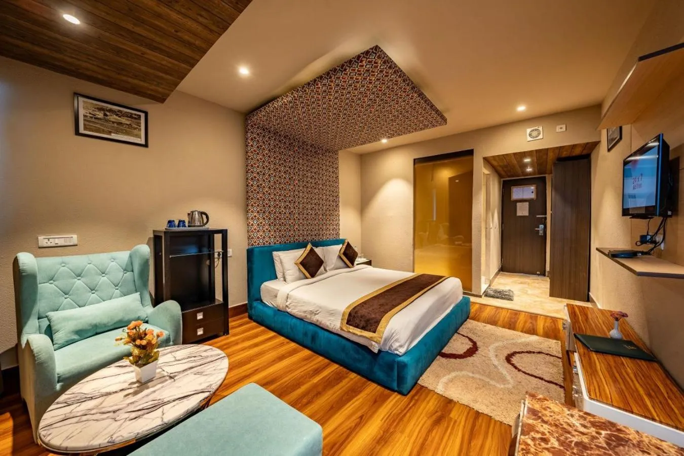 Bed in Aamari Resort