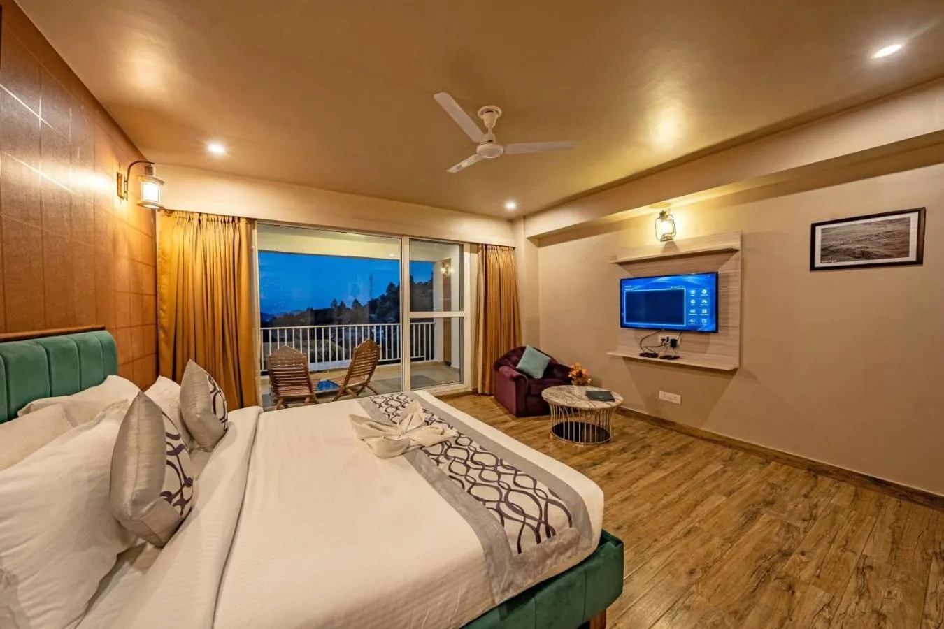 Bed in Aamari Resort