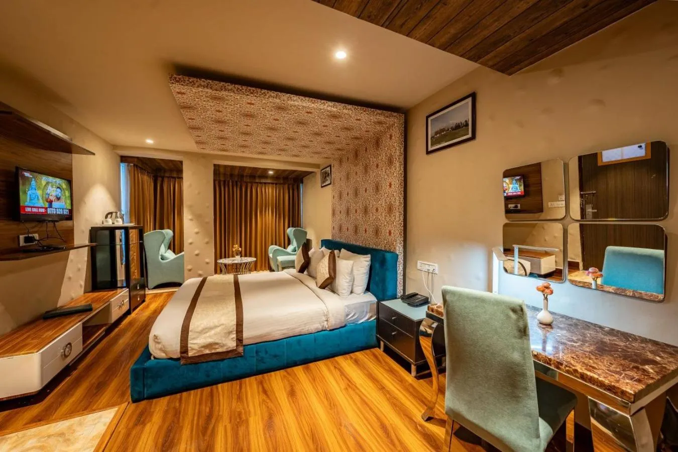 Bed in Aamari Resort