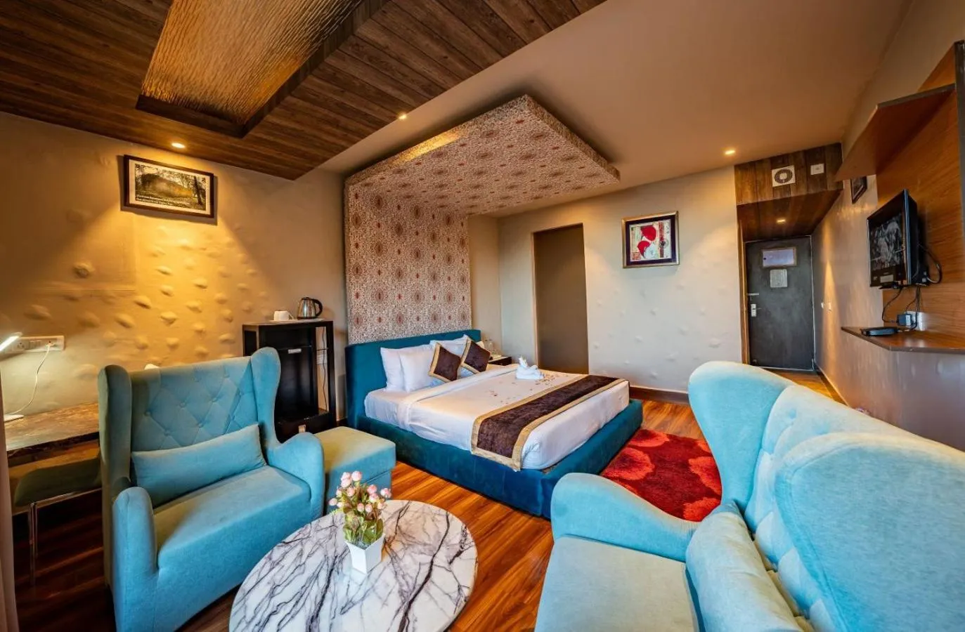 Bed in Aamari Resort