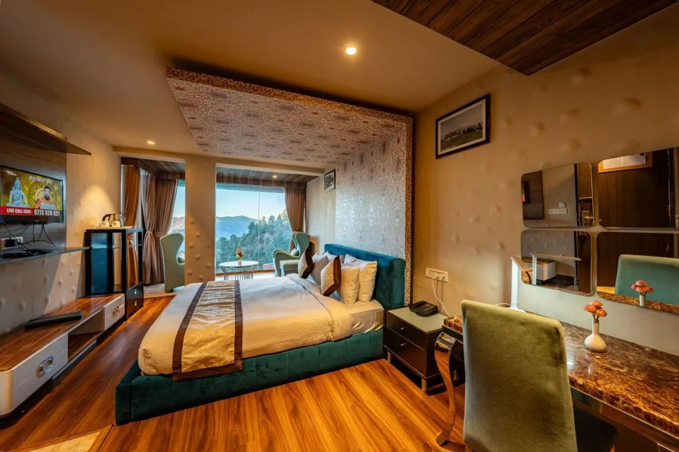 Bed in Aamari Resort