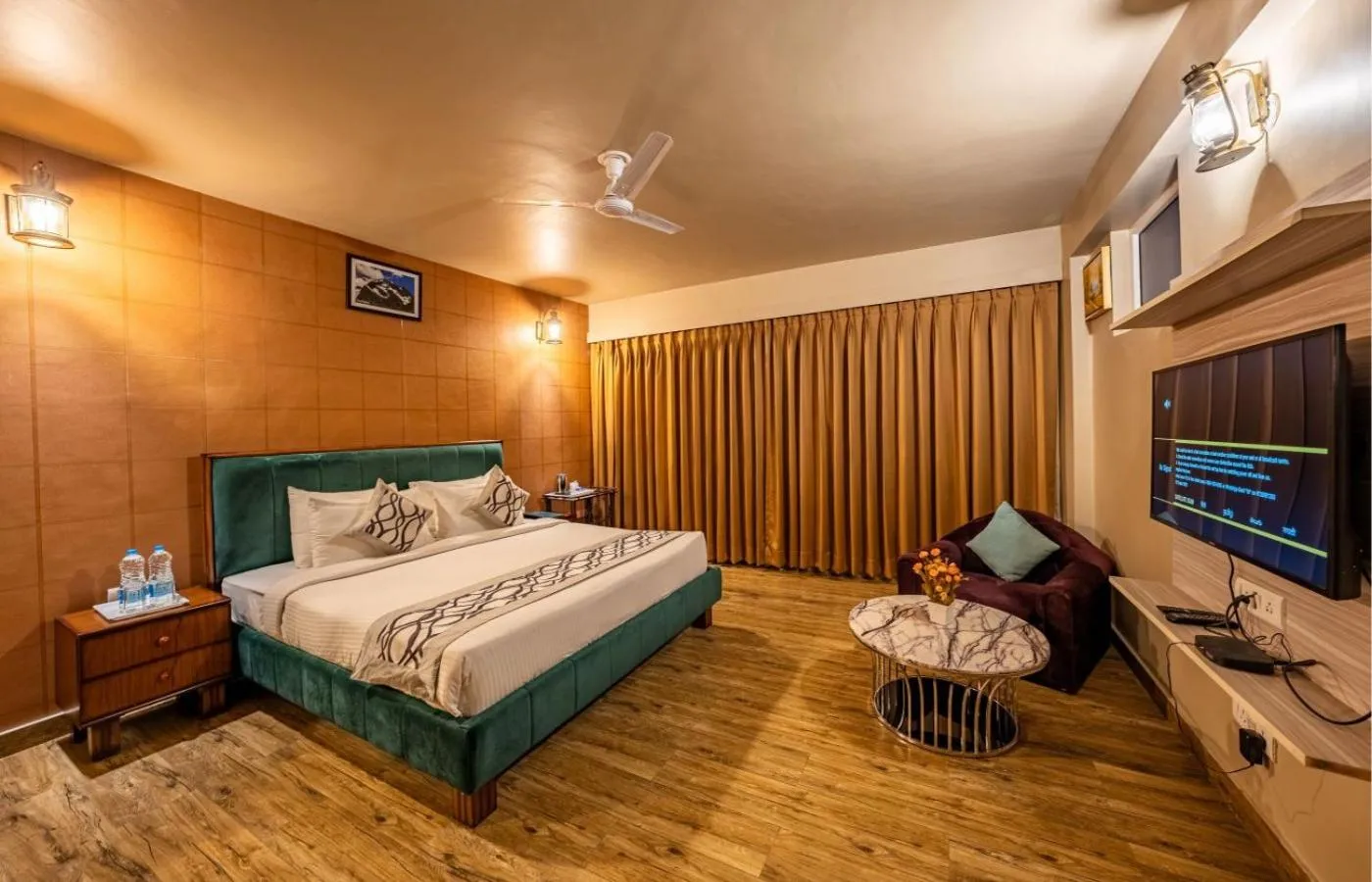 Bed in Aamari Resort