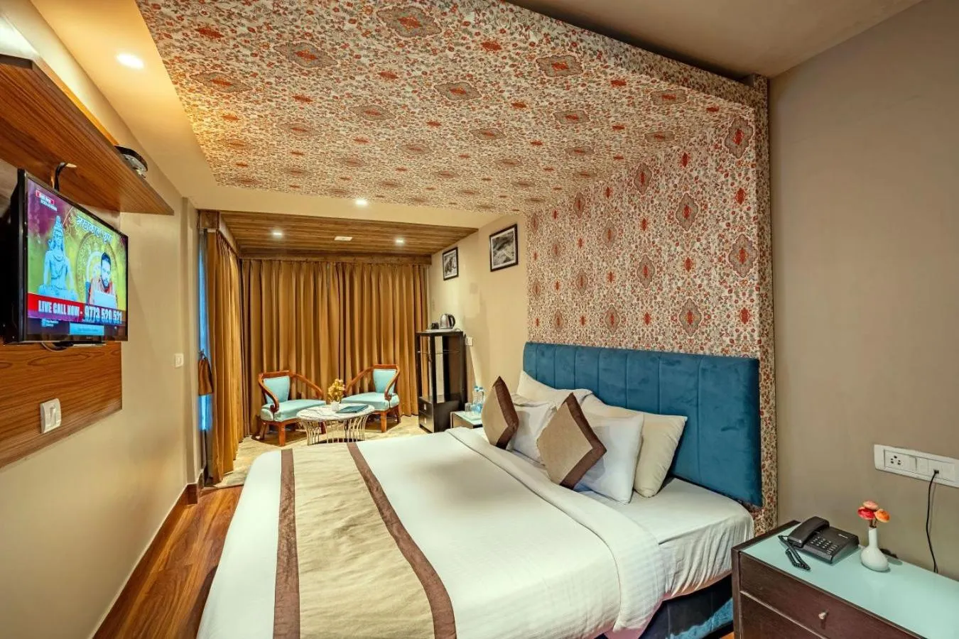 Bed in Aamari Resort