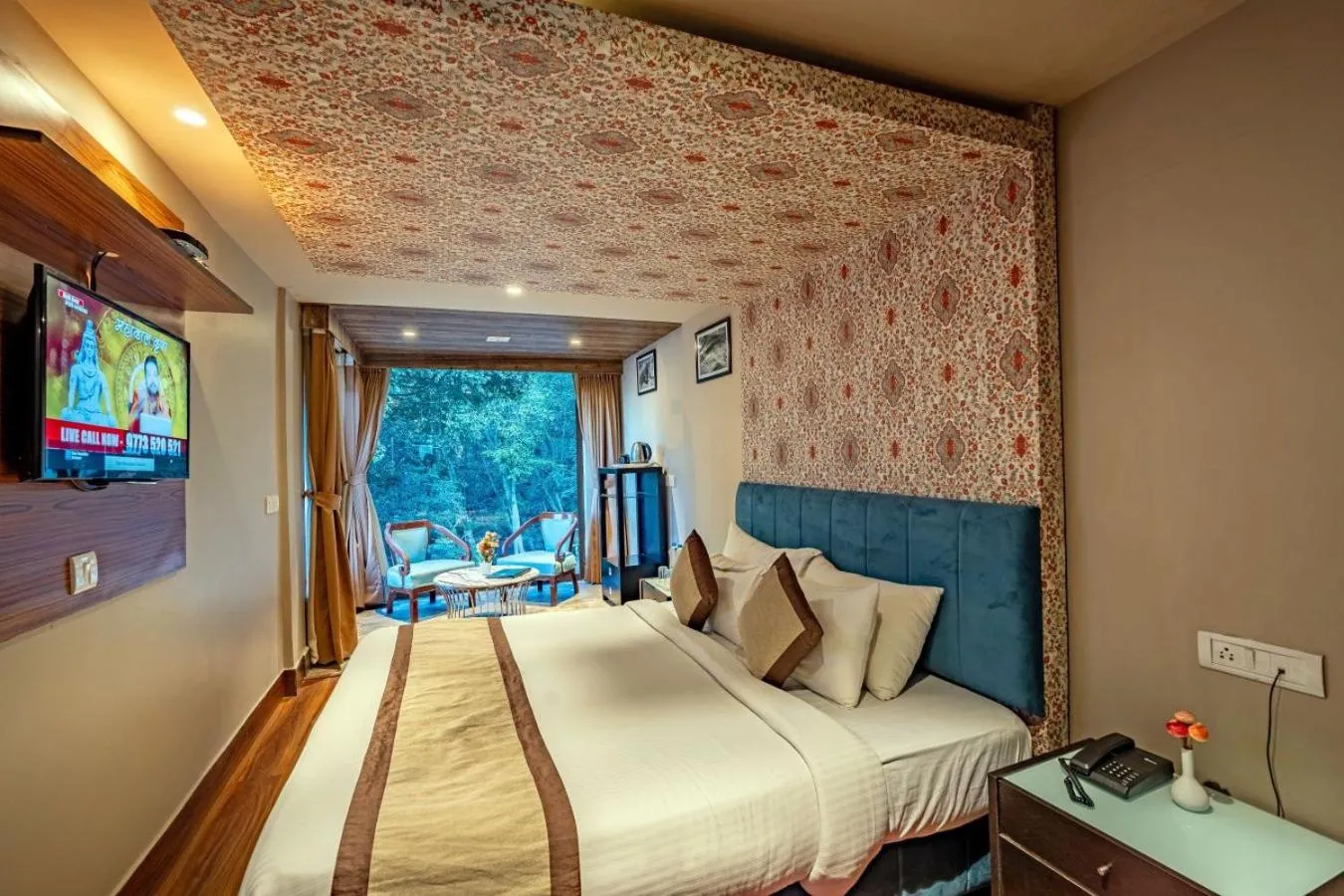 Bed in Aamari Resort