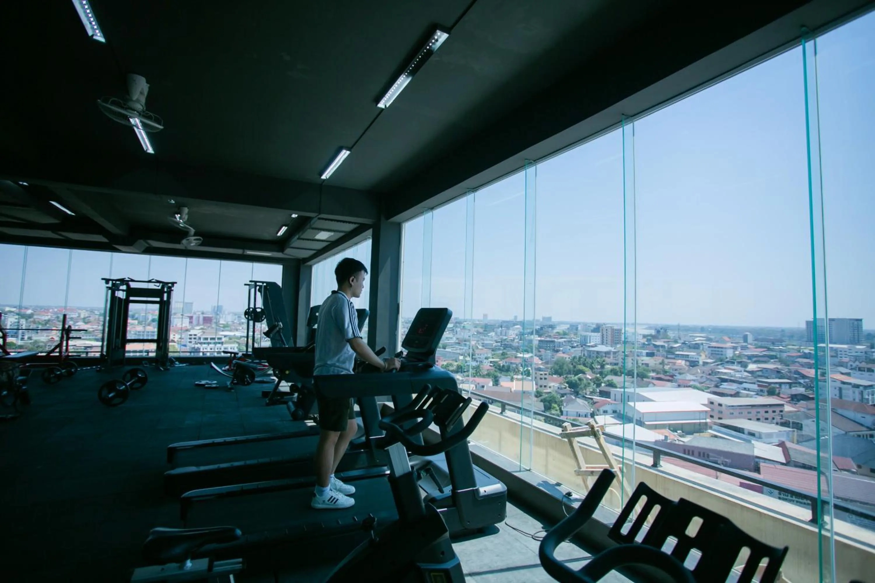 Fitness centre/facilities in Ramada by Wyndham Vientiane Central