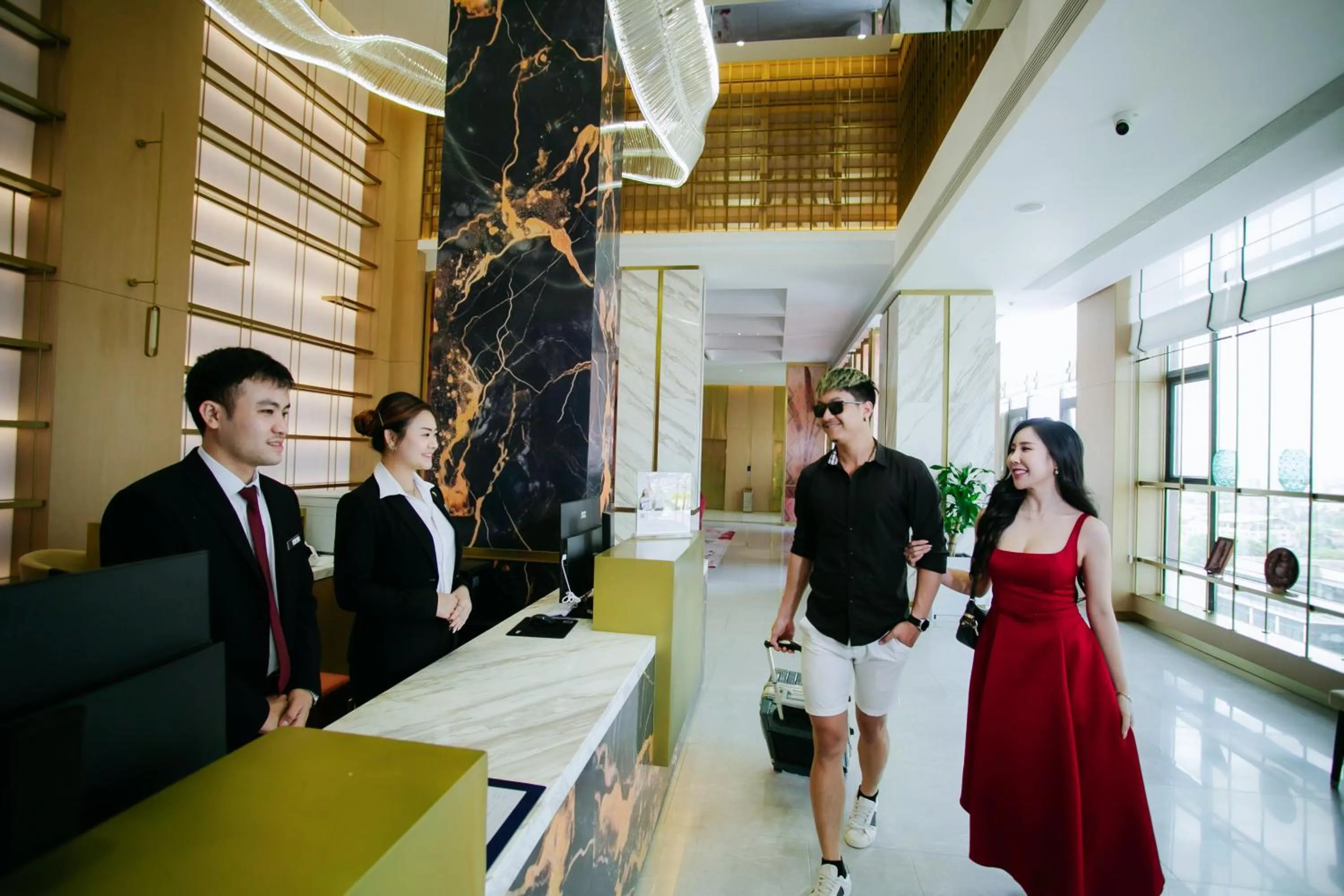 Lobby or reception in Ramada by Wyndham Vientiane Central