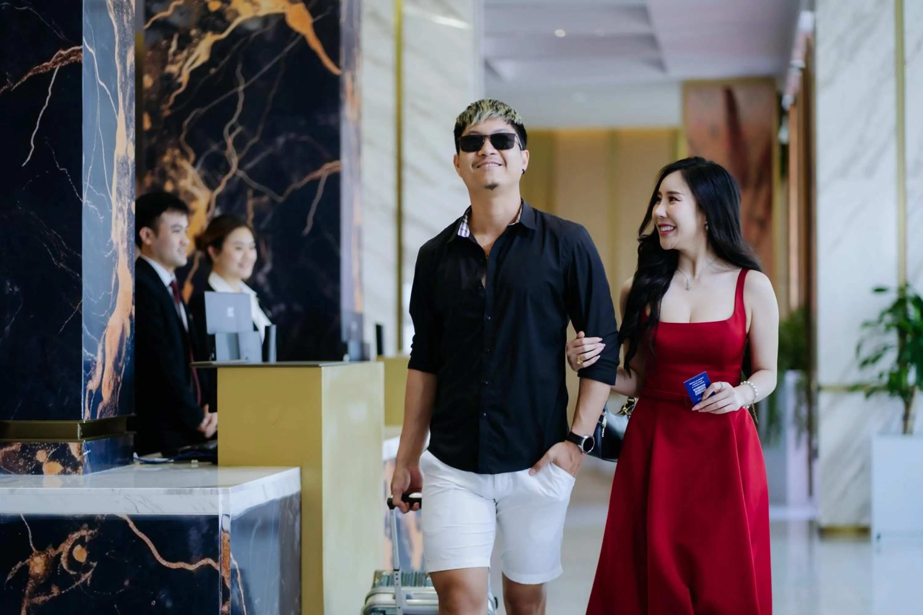 Lobby or reception in Ramada by Wyndham Vientiane Central