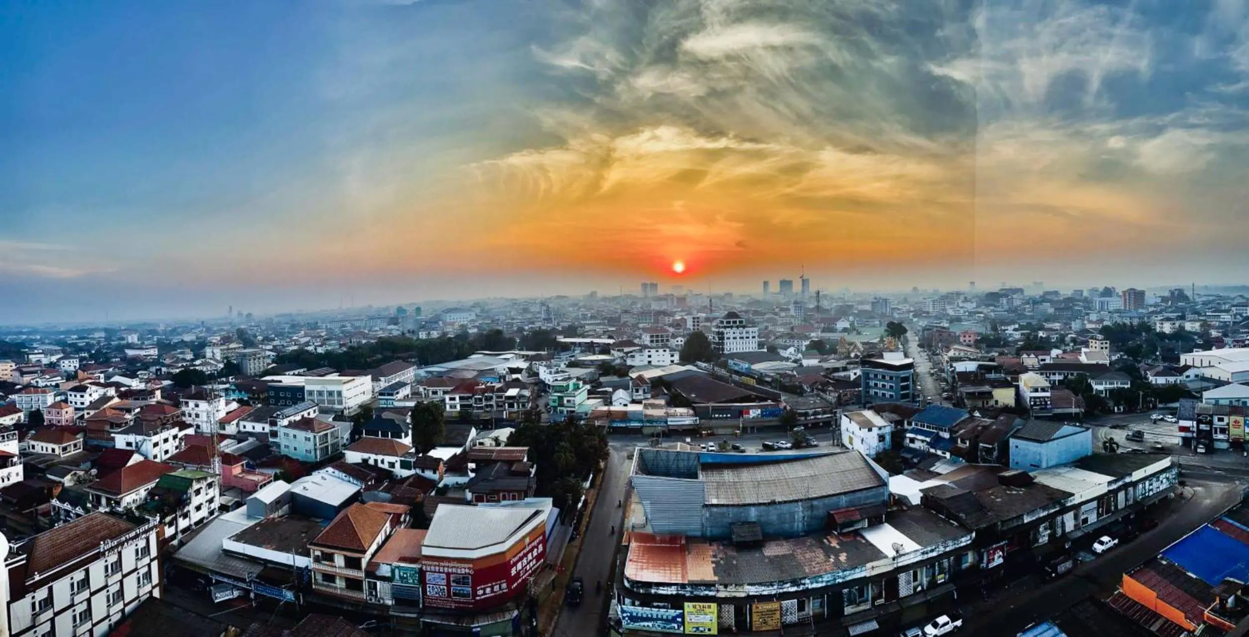 Sunrise in Ramada by Wyndham Vientiane Central