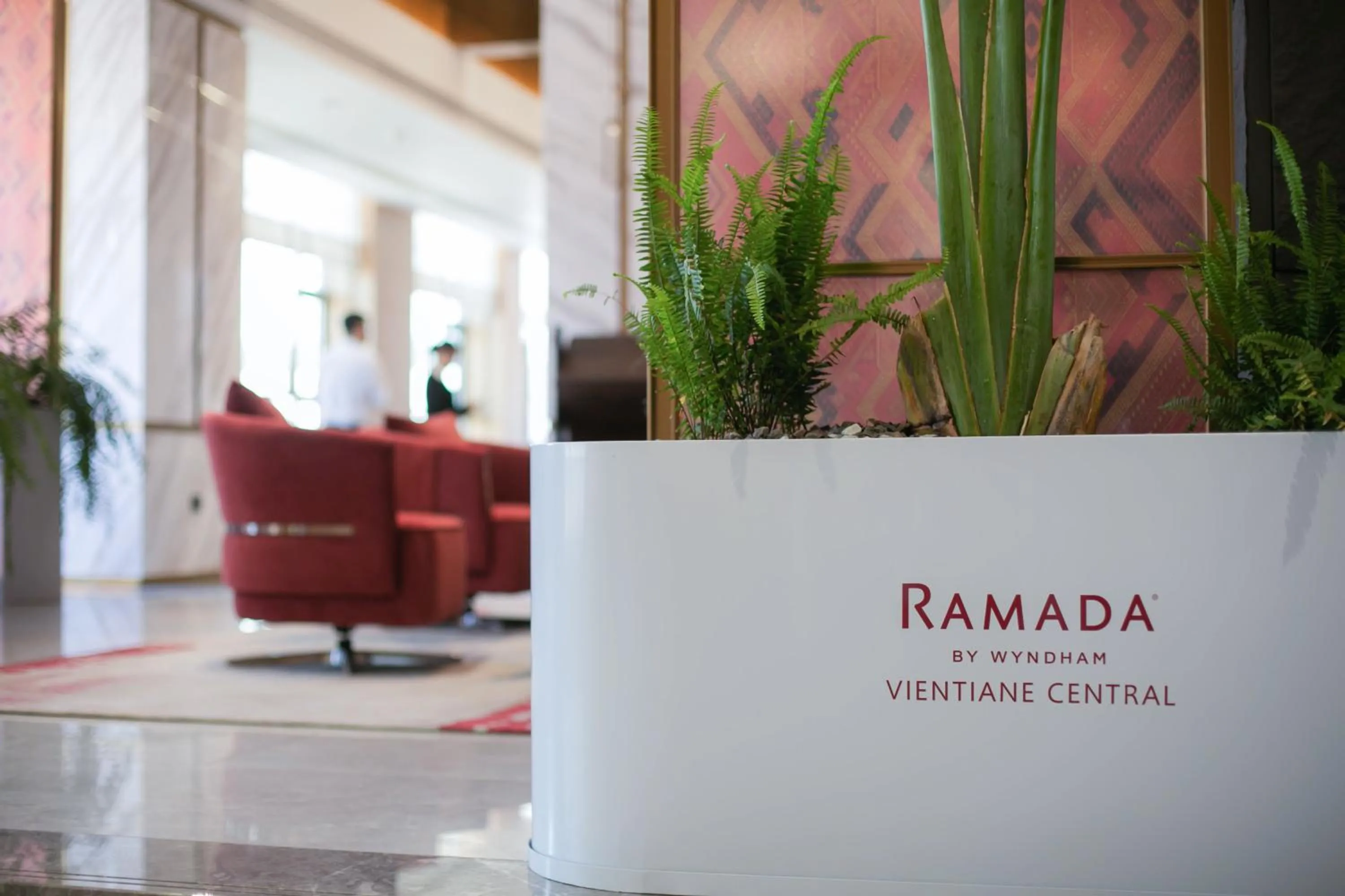 Lobby or reception in Ramada by Wyndham Vientiane Central