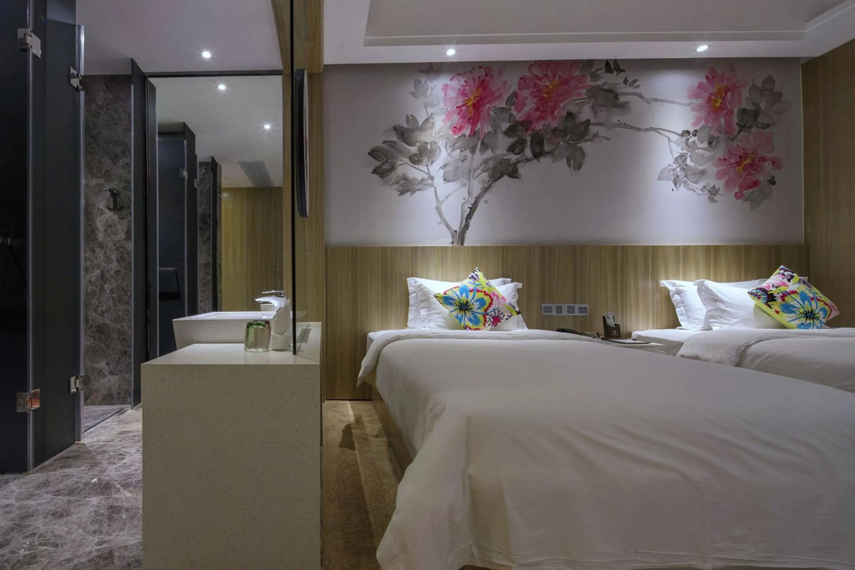 Bed in Paco Hotel Tianpingjia Metro Guangzhou