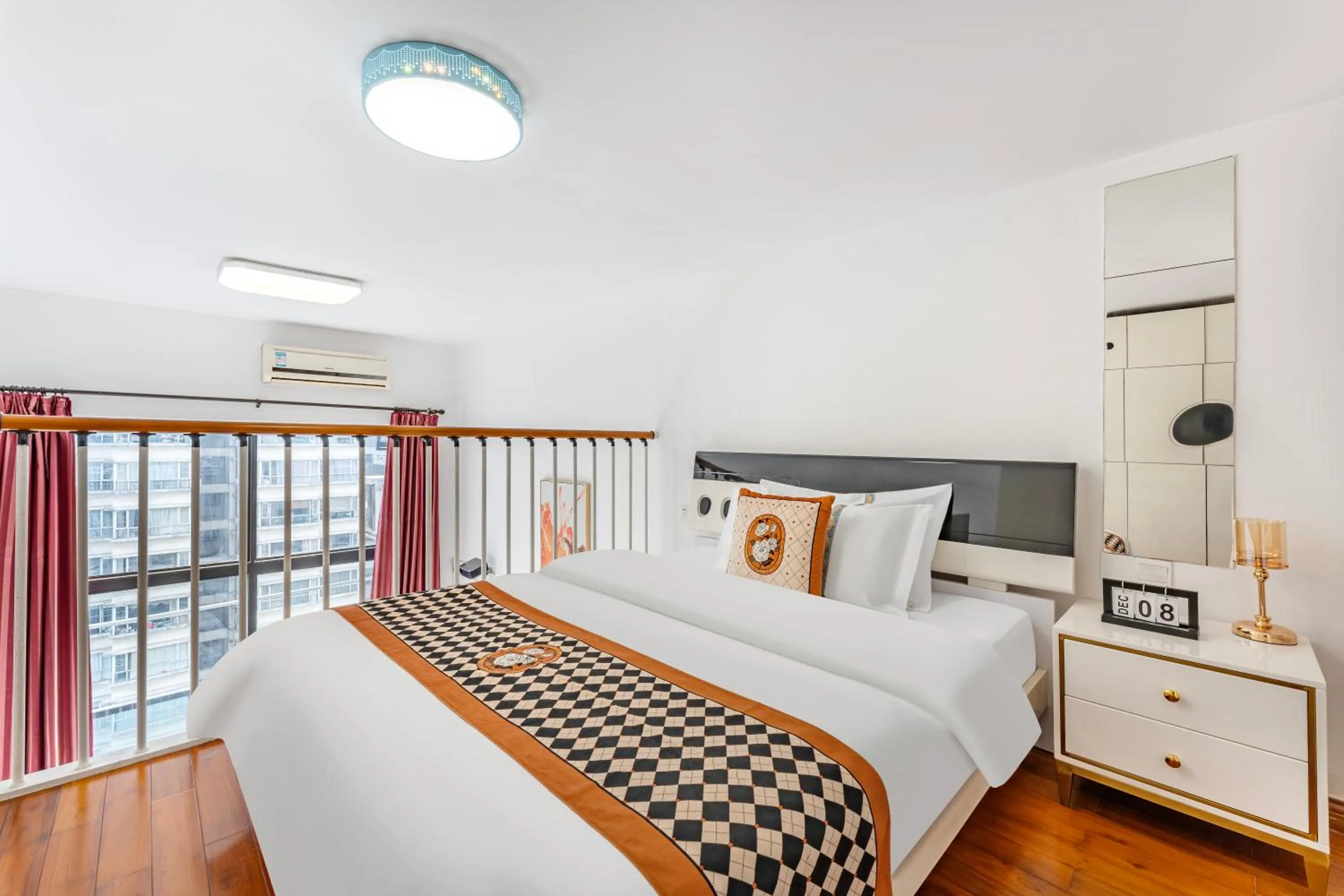 Photo of the whole room, Bed in Meiru Apartment Hotel Guangzhou Bolin Apartment