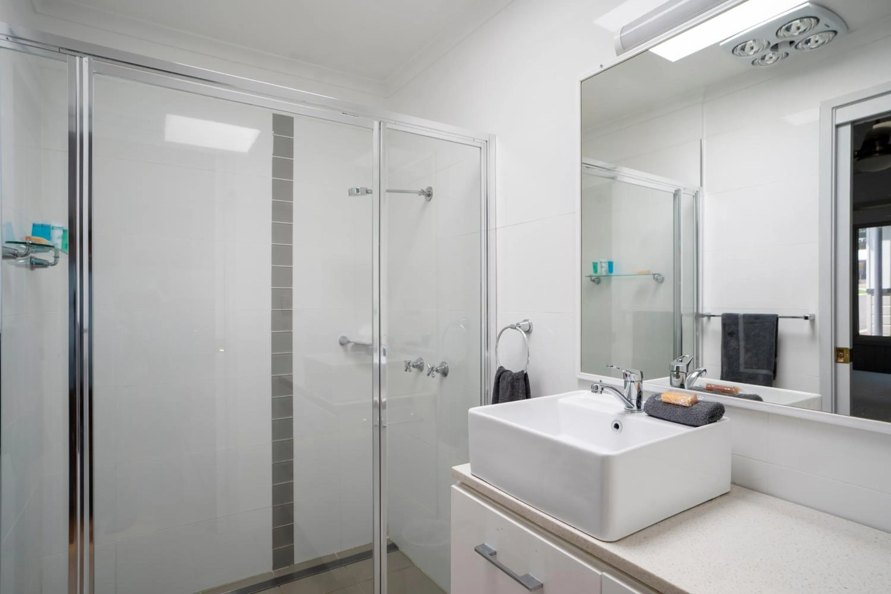 Shower in Surf Beach Holiday Park