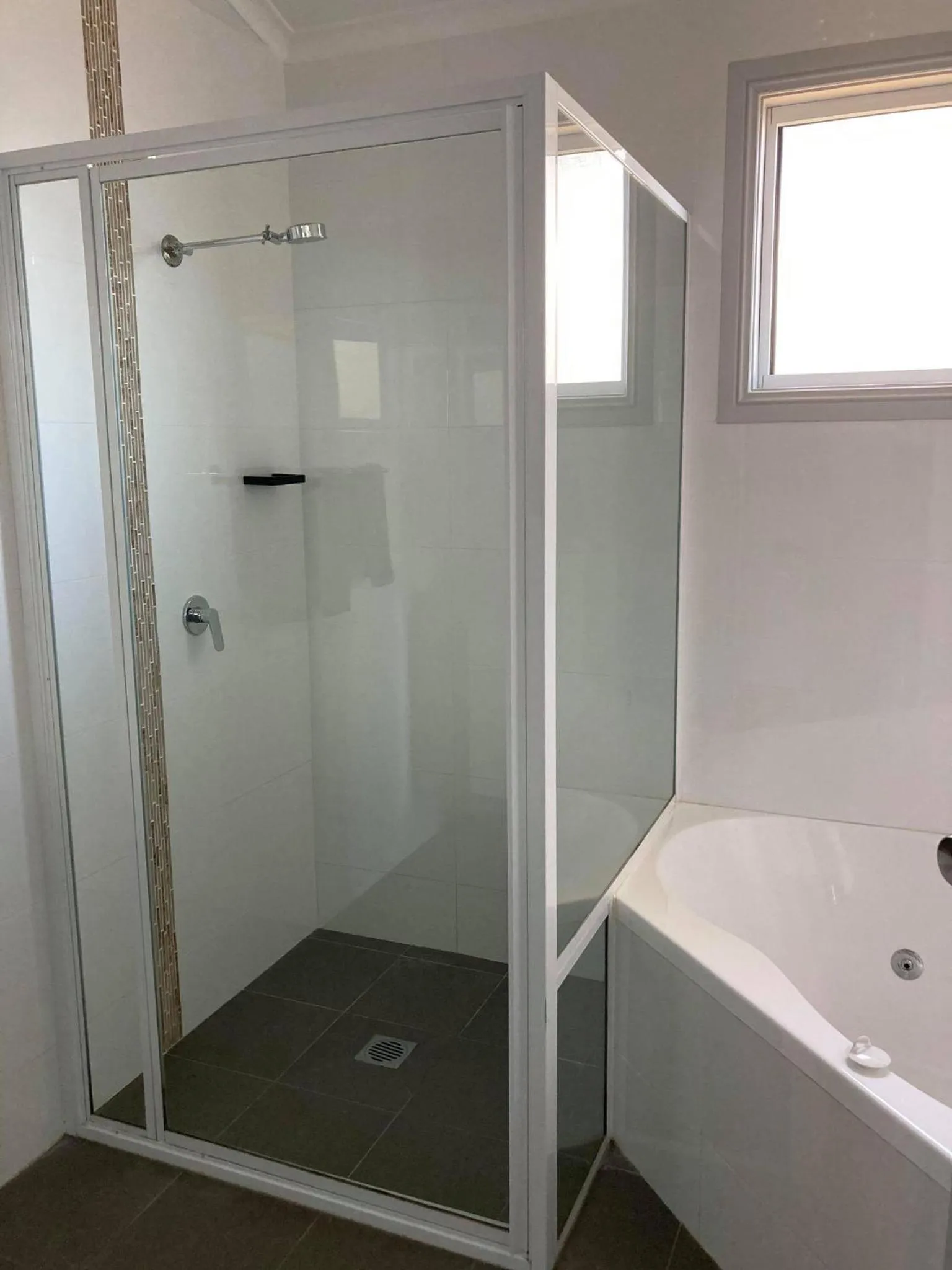 Shower in Surf Beach Holiday Park