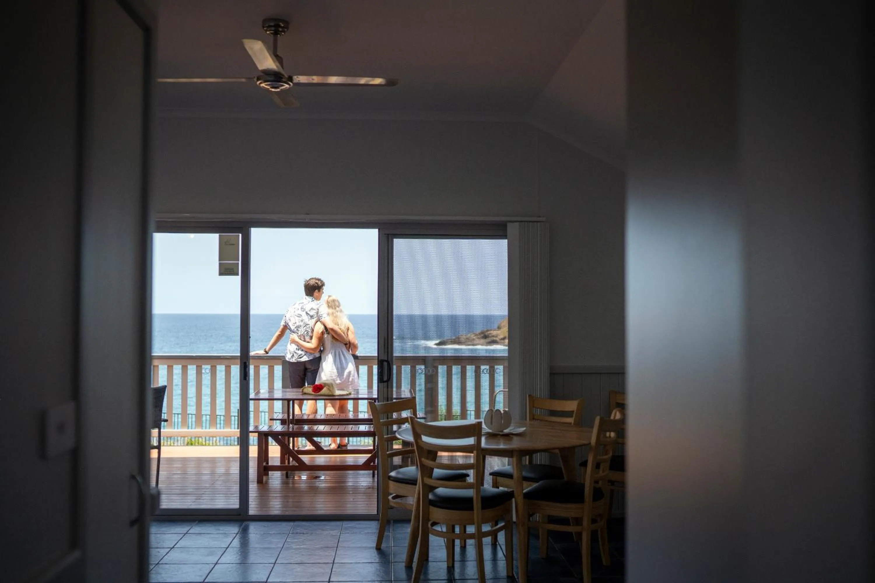 Balcony/Terrace in Surf Beach Holiday Park
