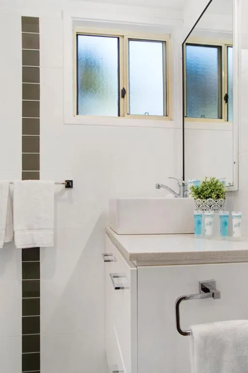 Toilet in Surf Beach Holiday Park