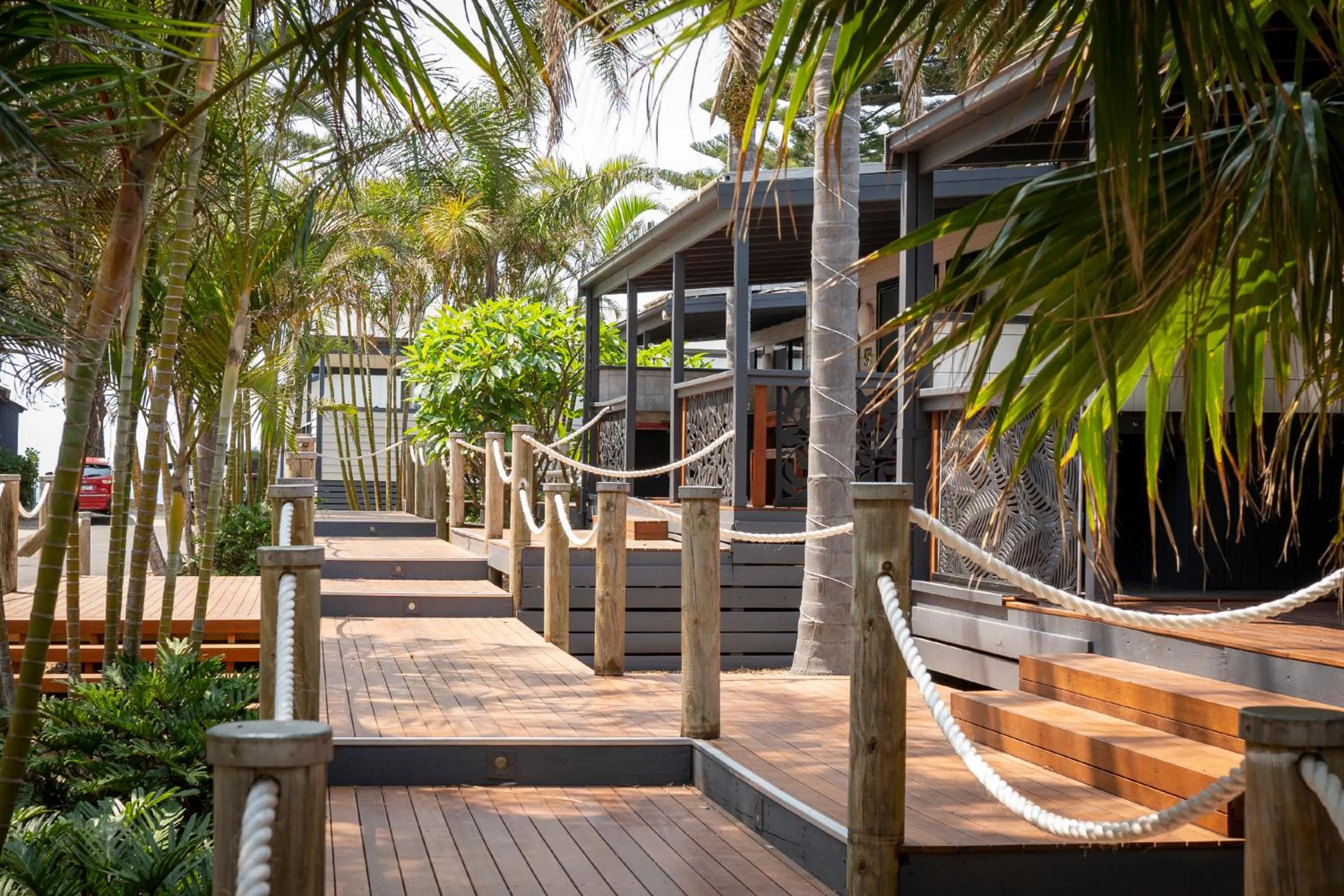 Balcony/Terrace in Surf Beach Holiday Park