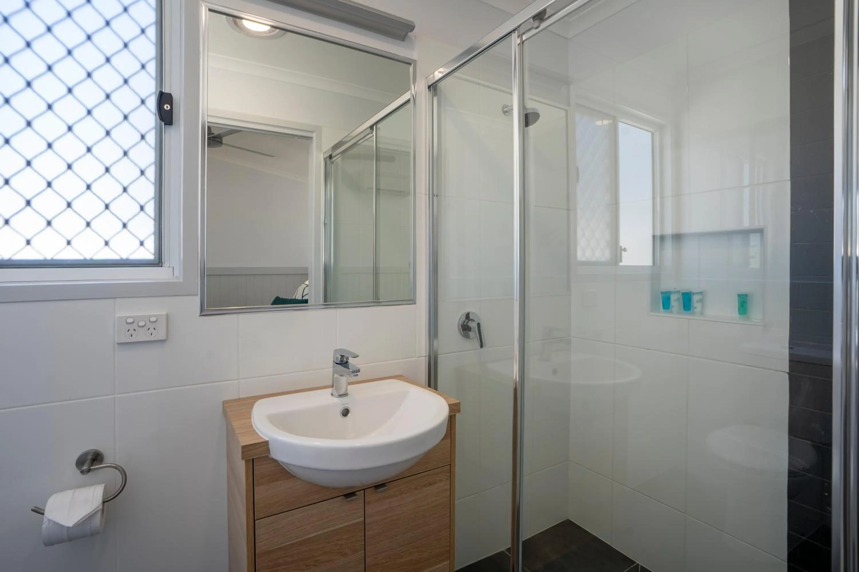 Shower in Surf Beach Holiday Park