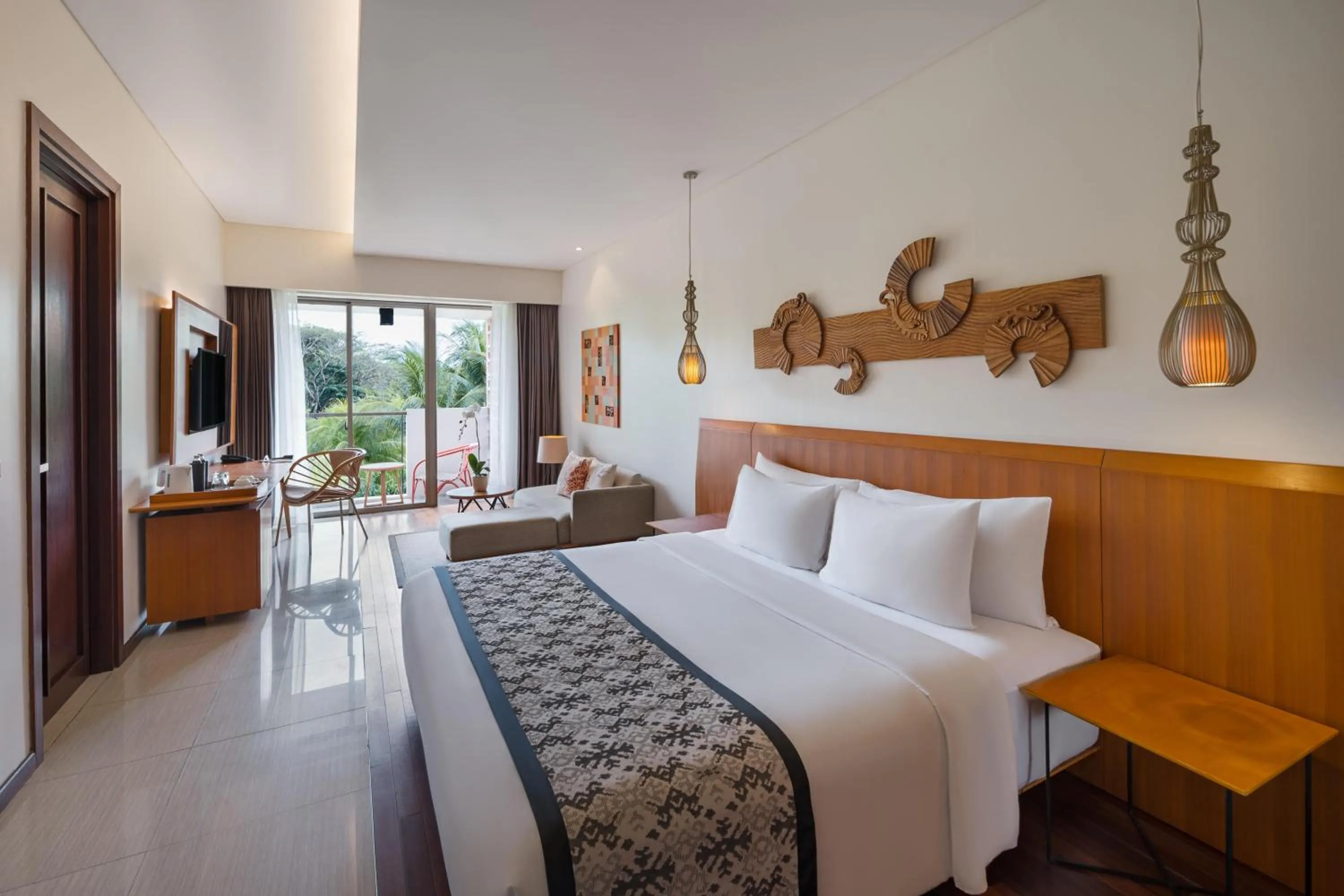 Living room, Bed in MERUSAKA Nusa Dua