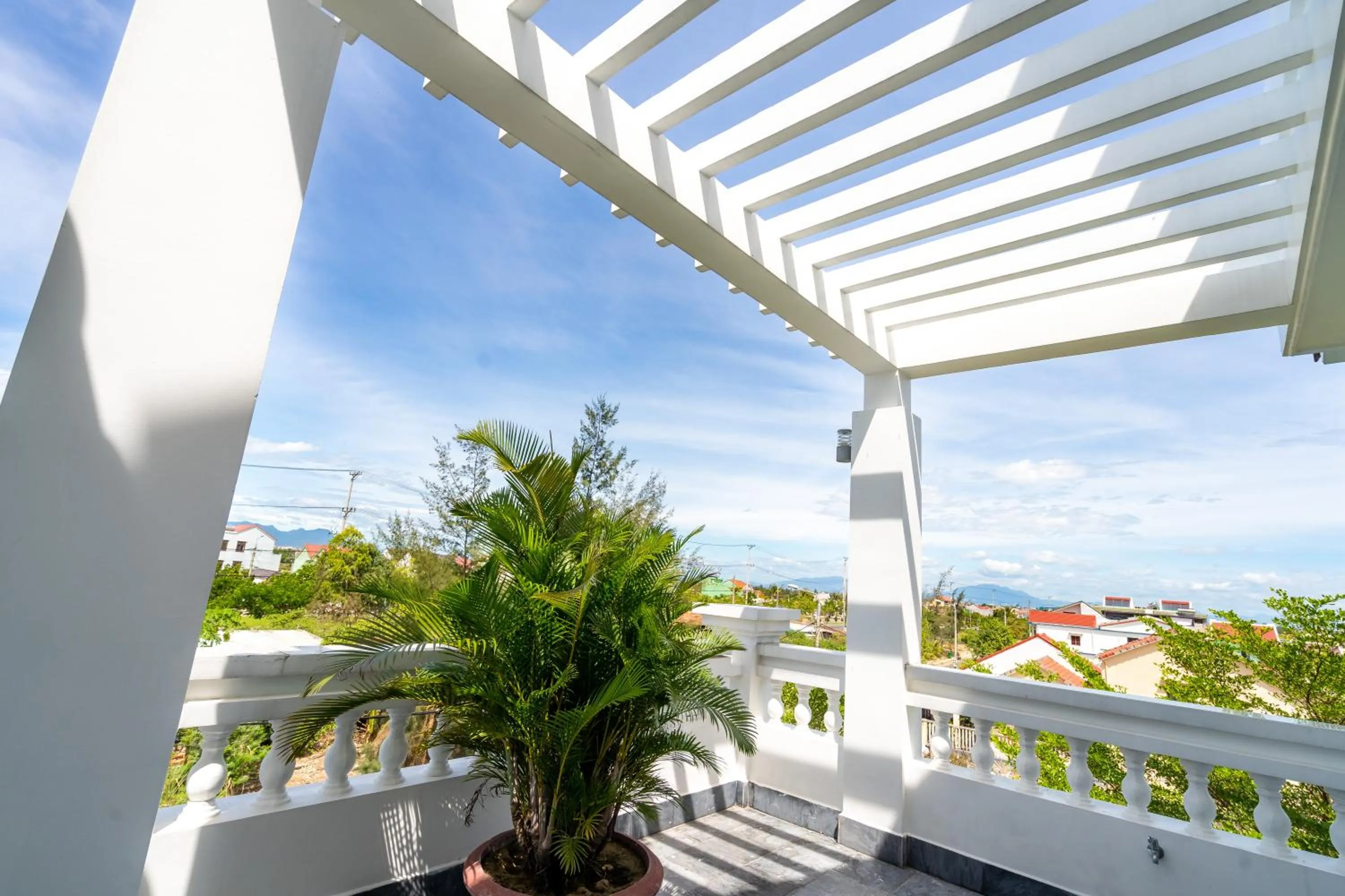 Balcony/Terrace in Blue An Bang Villa