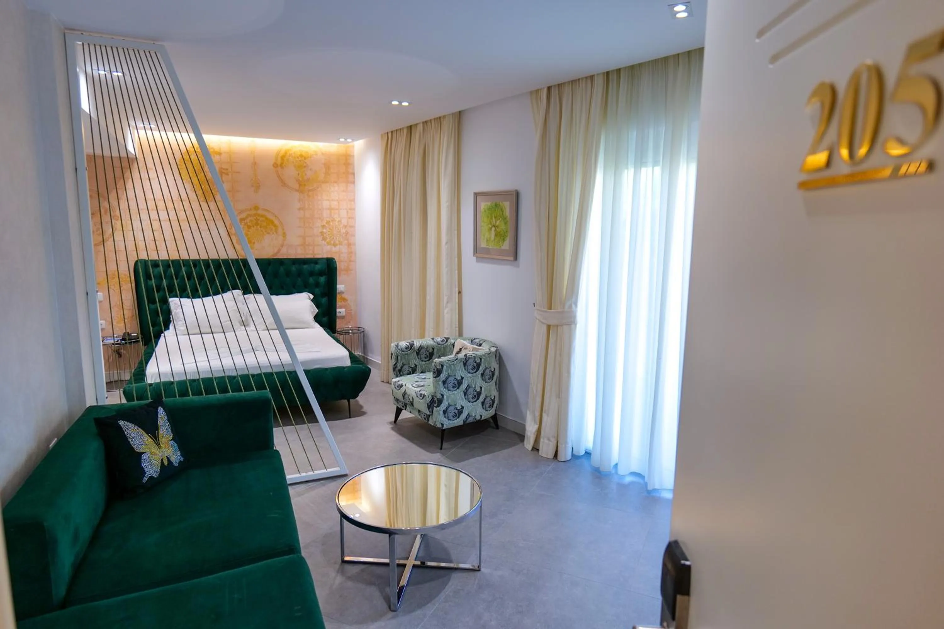 Bed in HH Boutique Hotel