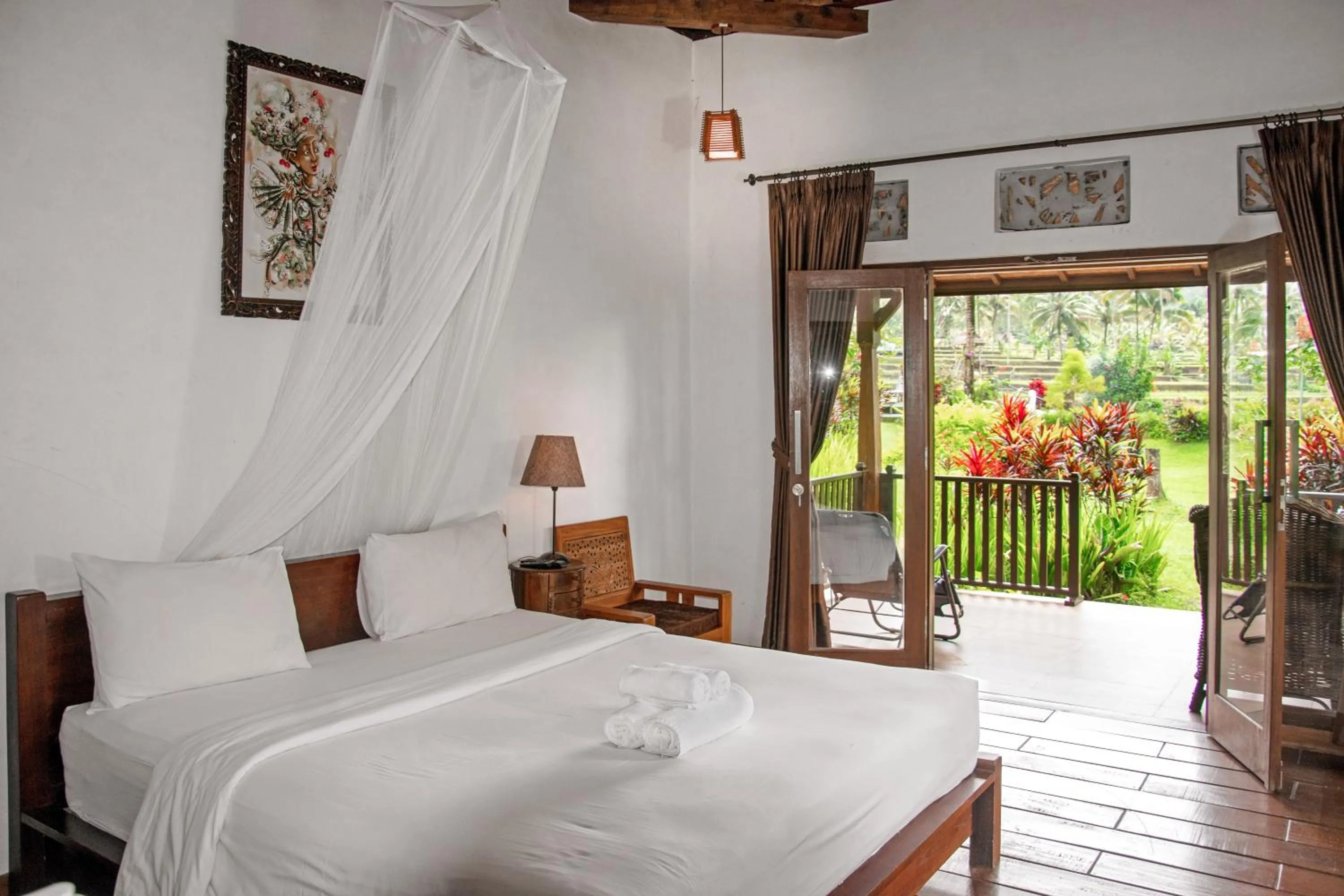 Bedroom, Bed in Amartya Puri Green Cottages