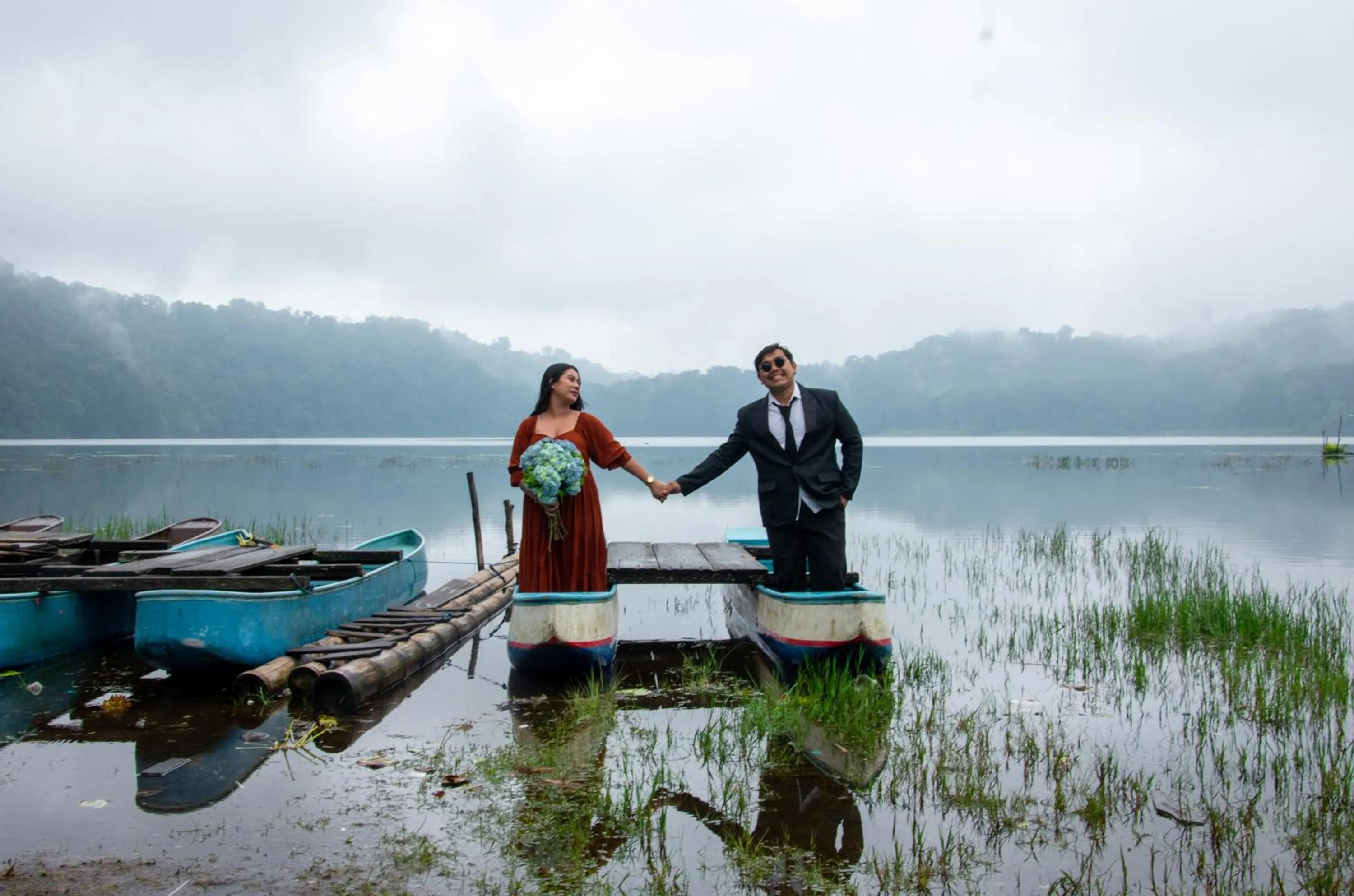 Lake view in Amartya Puri Green Cottages