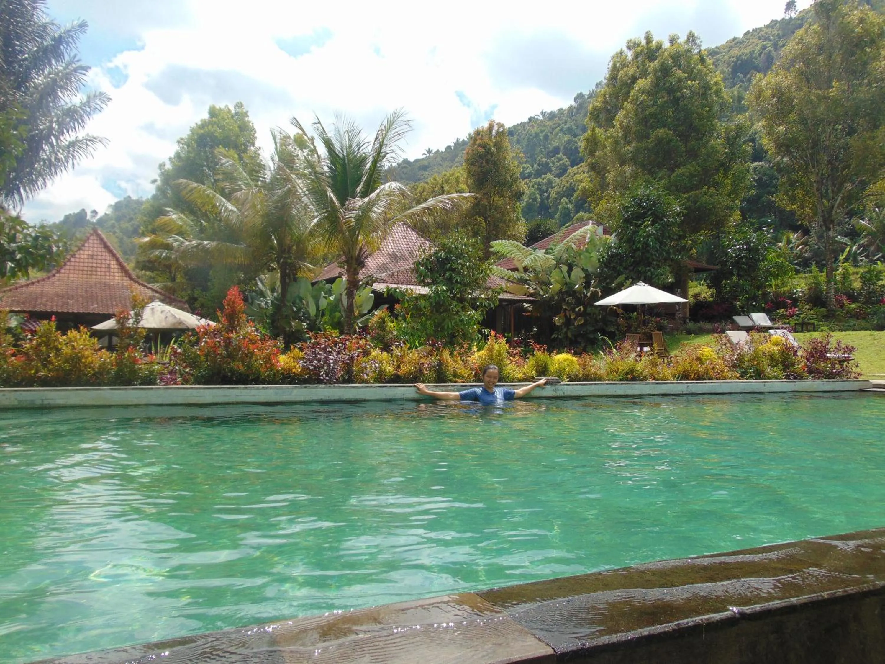 Swimming pool in Amartya Puri Green Cottages