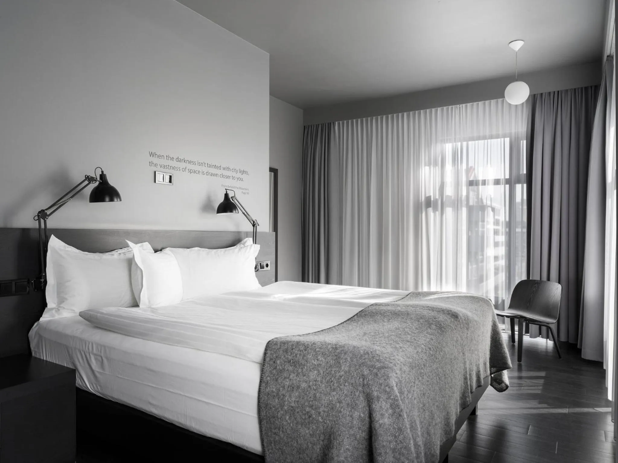 Bedroom, Bed in Skuggi Hotel by Keahotels