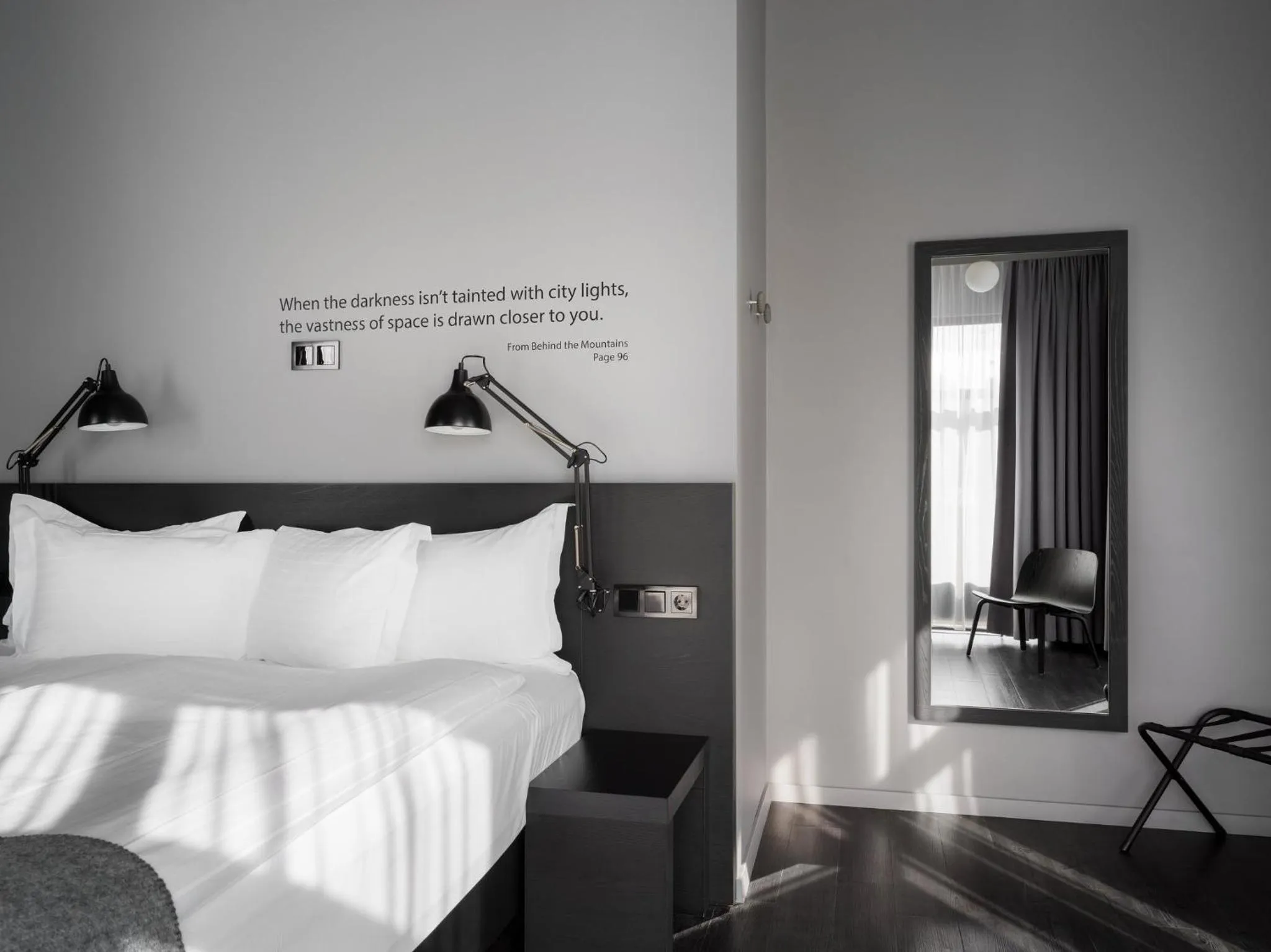 Bedroom, Bed in Skuggi Hotel by Keahotels