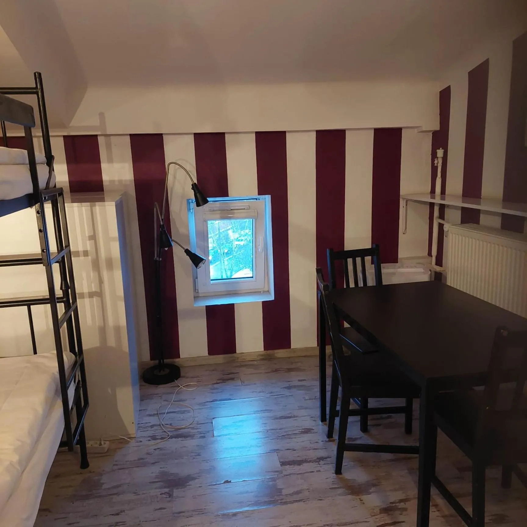 Seating area in AB Hostel