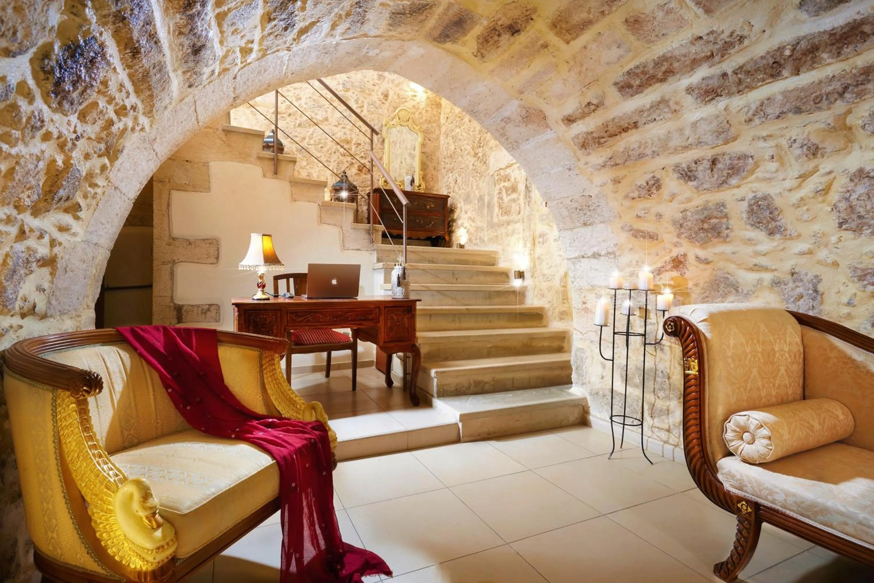 Lobby or reception in Archontiko Old Town Suites