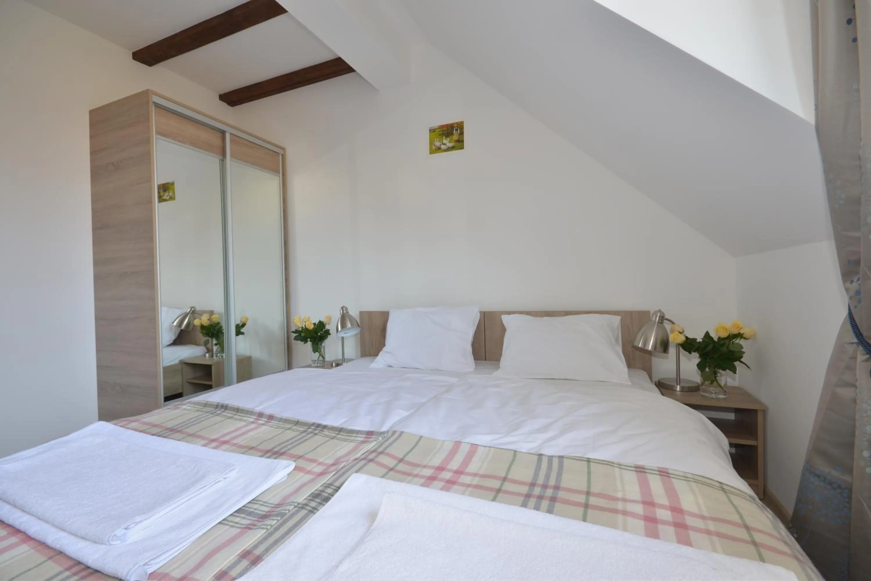 Bedroom, Bed in Apartamenty Zielony Dom