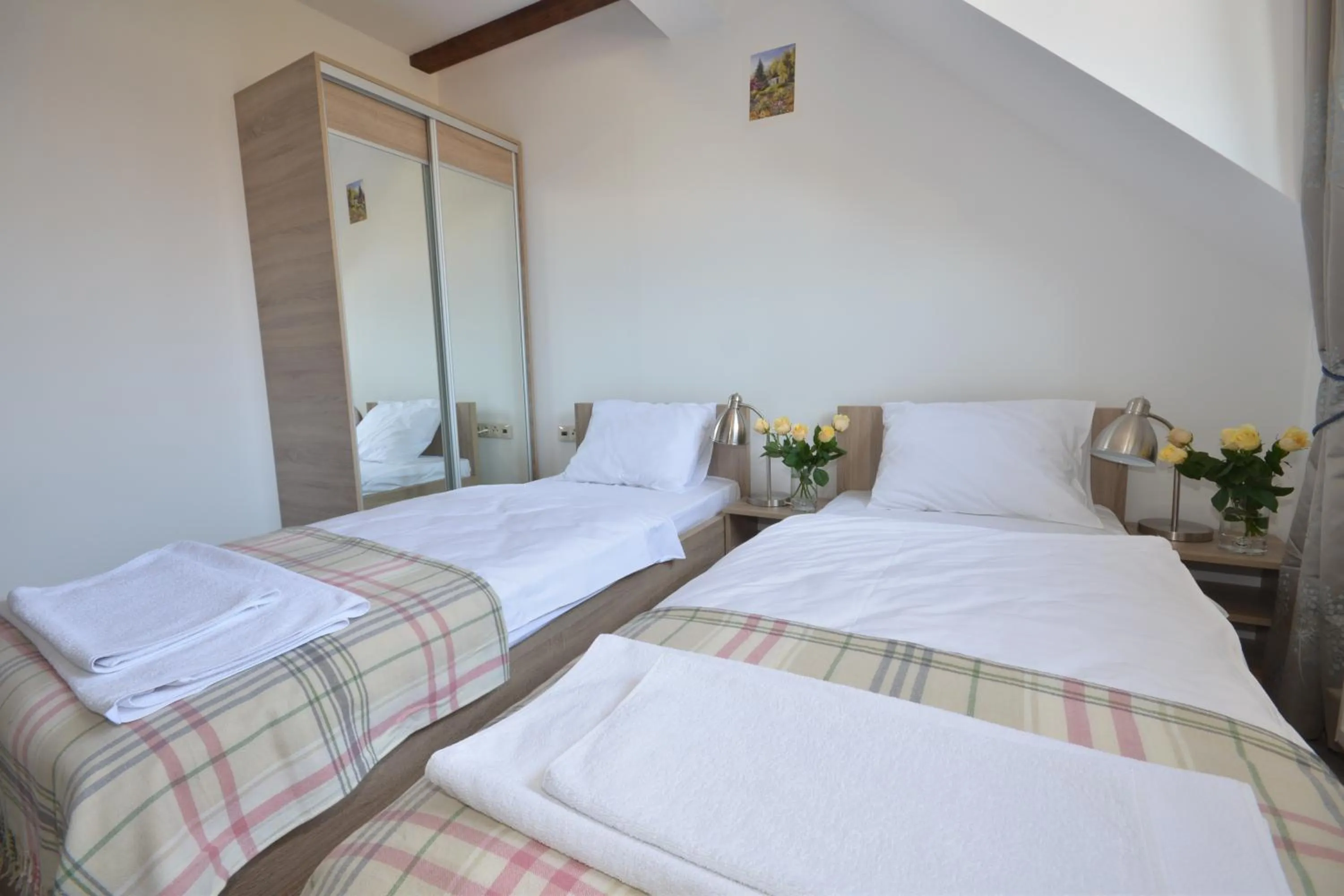 Bedroom, Bed in Apartamenty Zielony Dom