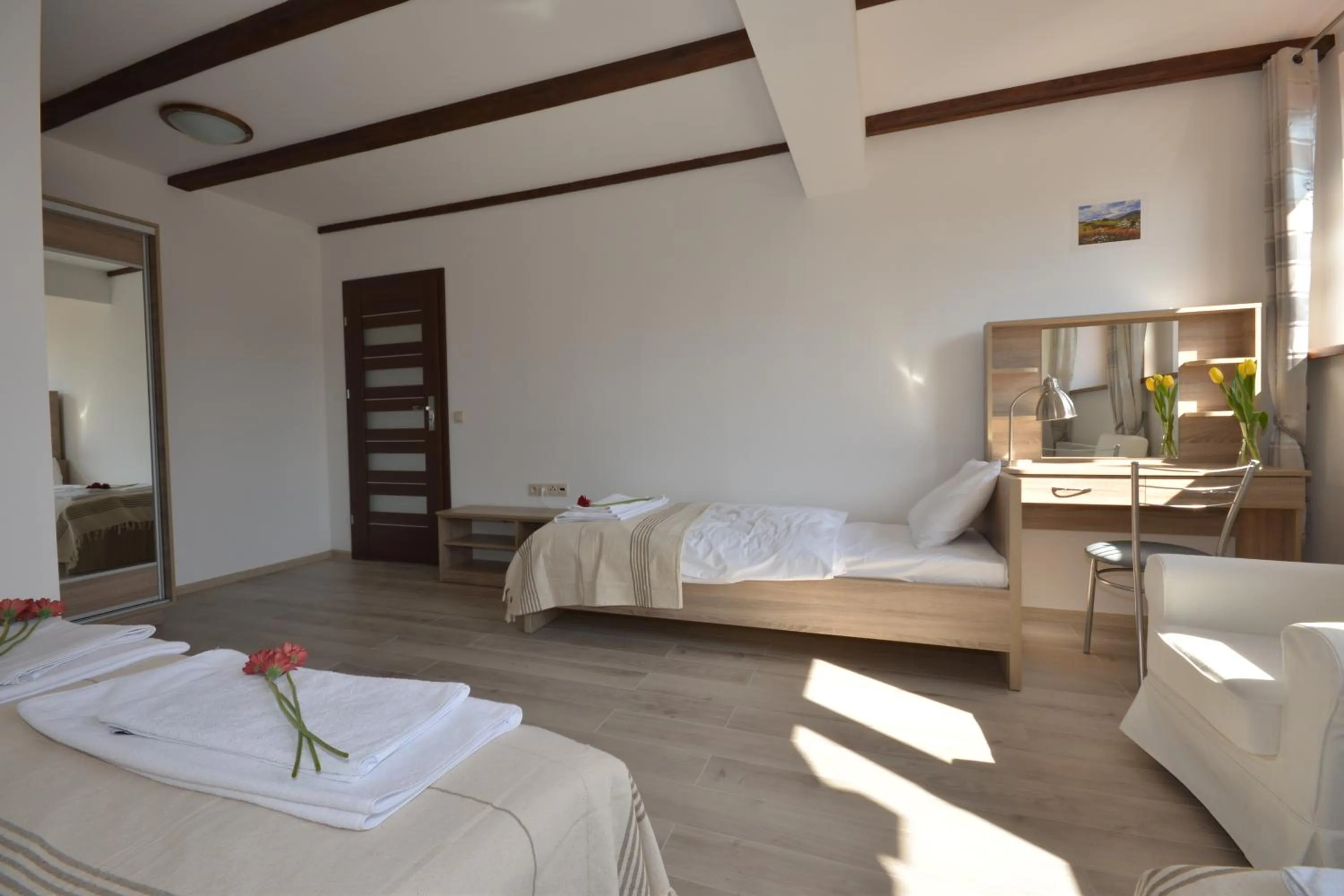 Bedroom, Bed in Apartamenty Zielony Dom